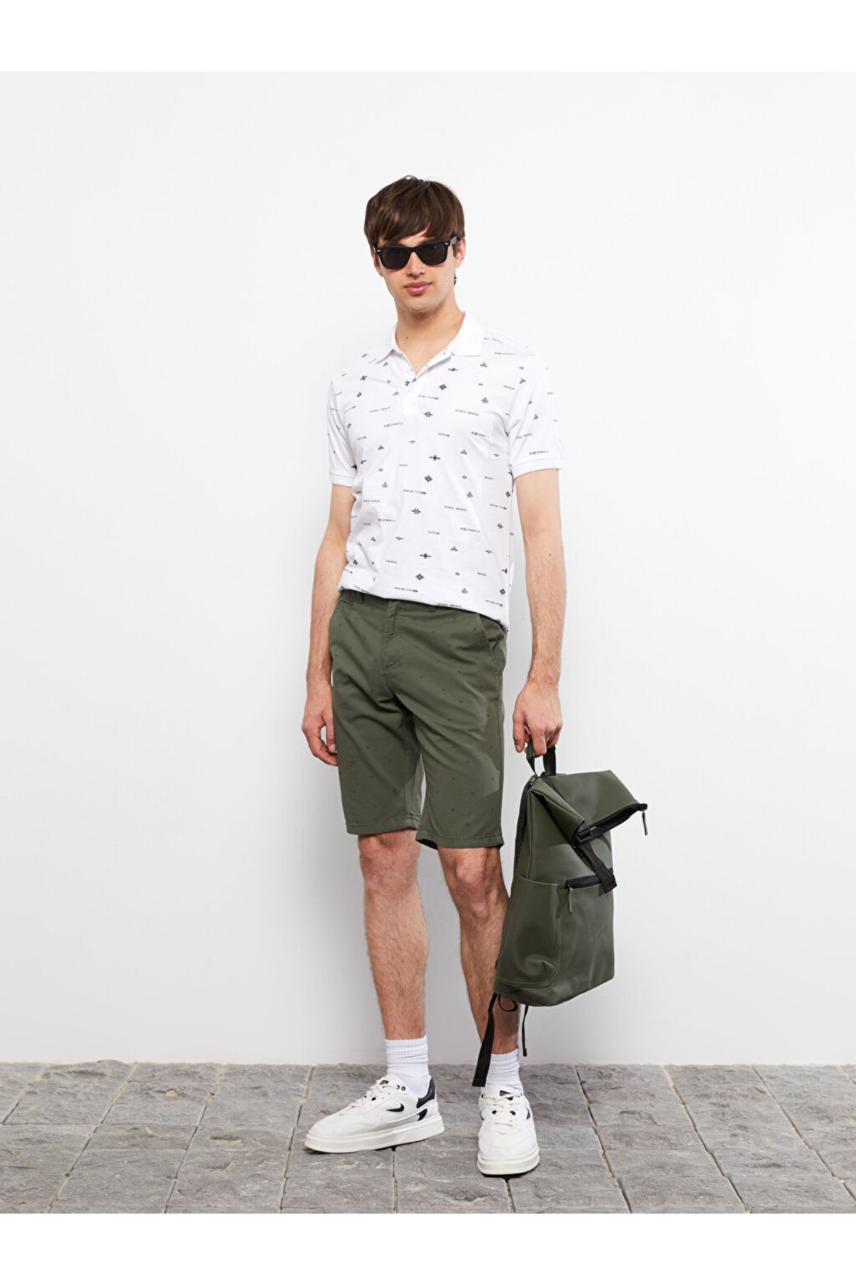LC Waikiki Slim Fit Patterned Men's Shorts