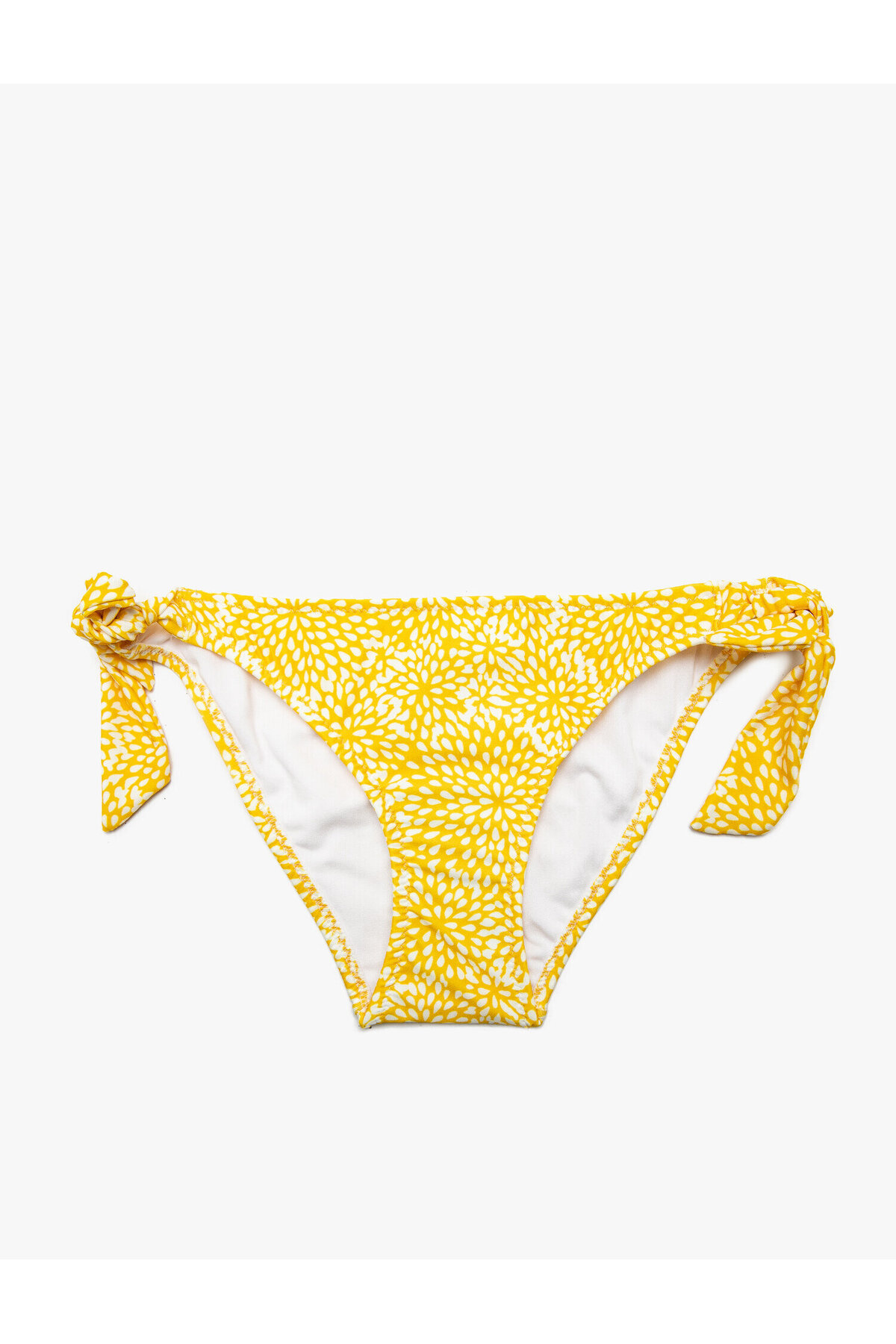 Koton femeii galben talie normală modelat Bikini bottom