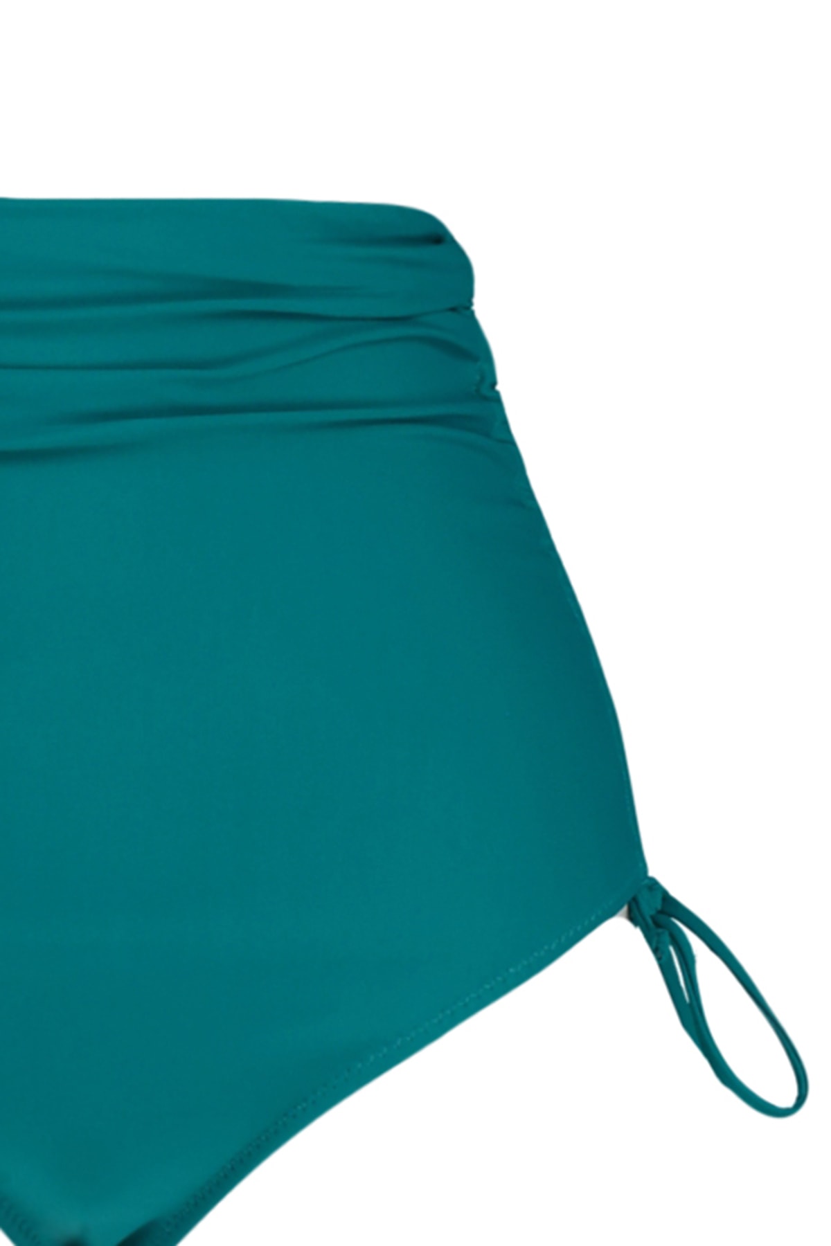 Trendyol Oil Tunnel High Talie Bikini Bottoms cu picioare regulate