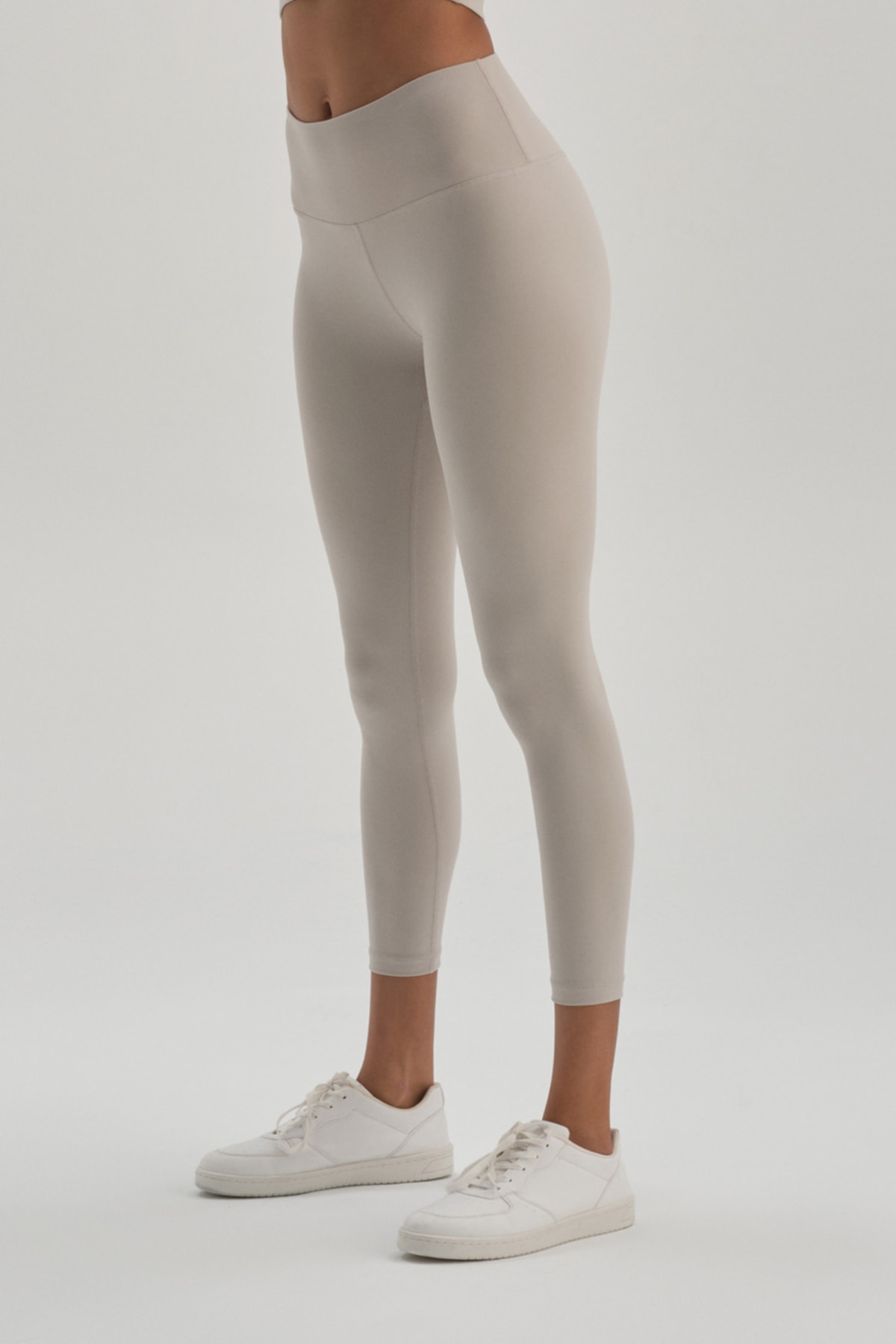 Dagi Leggings - Ecru - Normal Waist