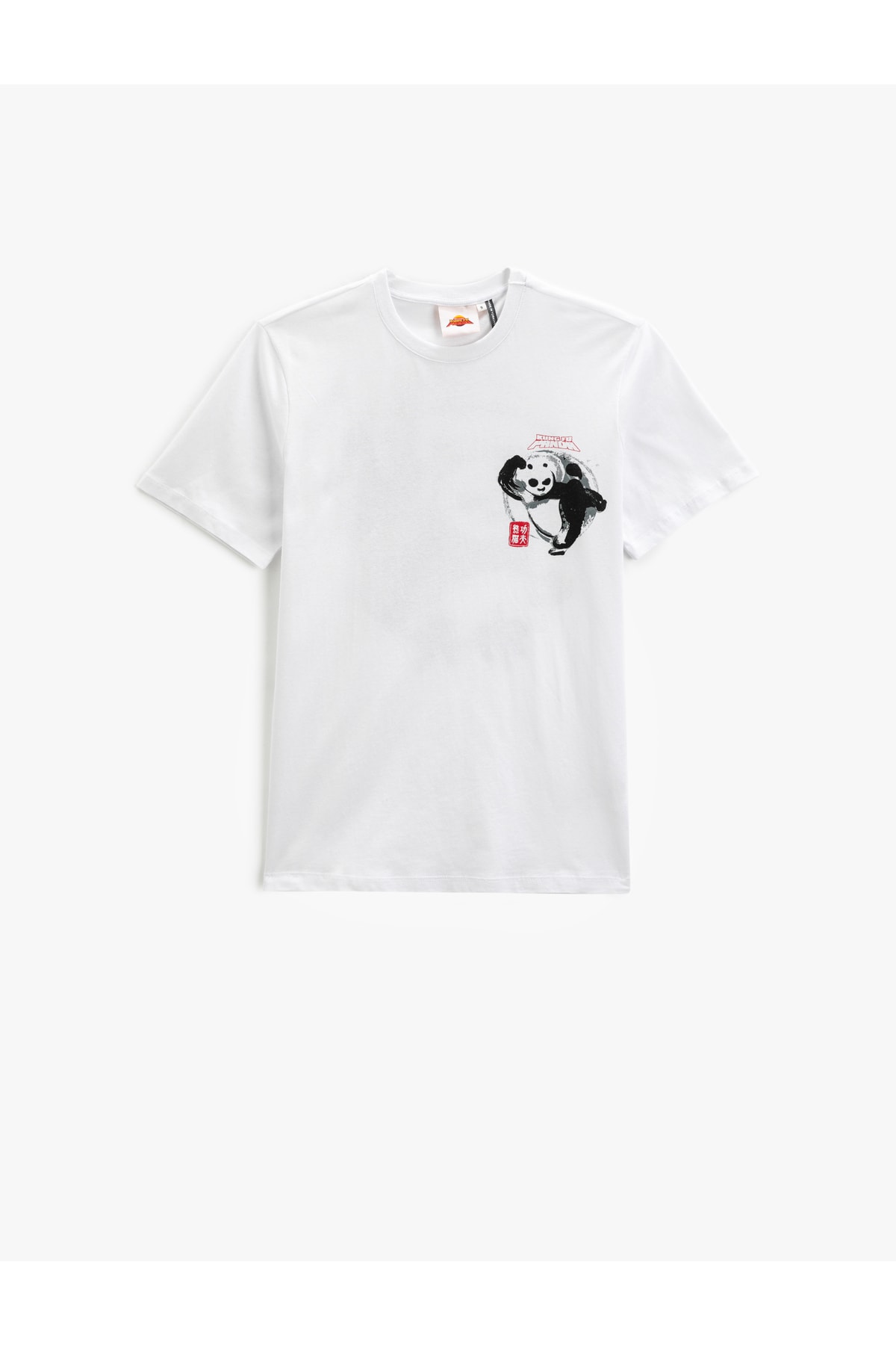 Koton Kung Fu Panda T-Shirt Licensed Printed Crewneck