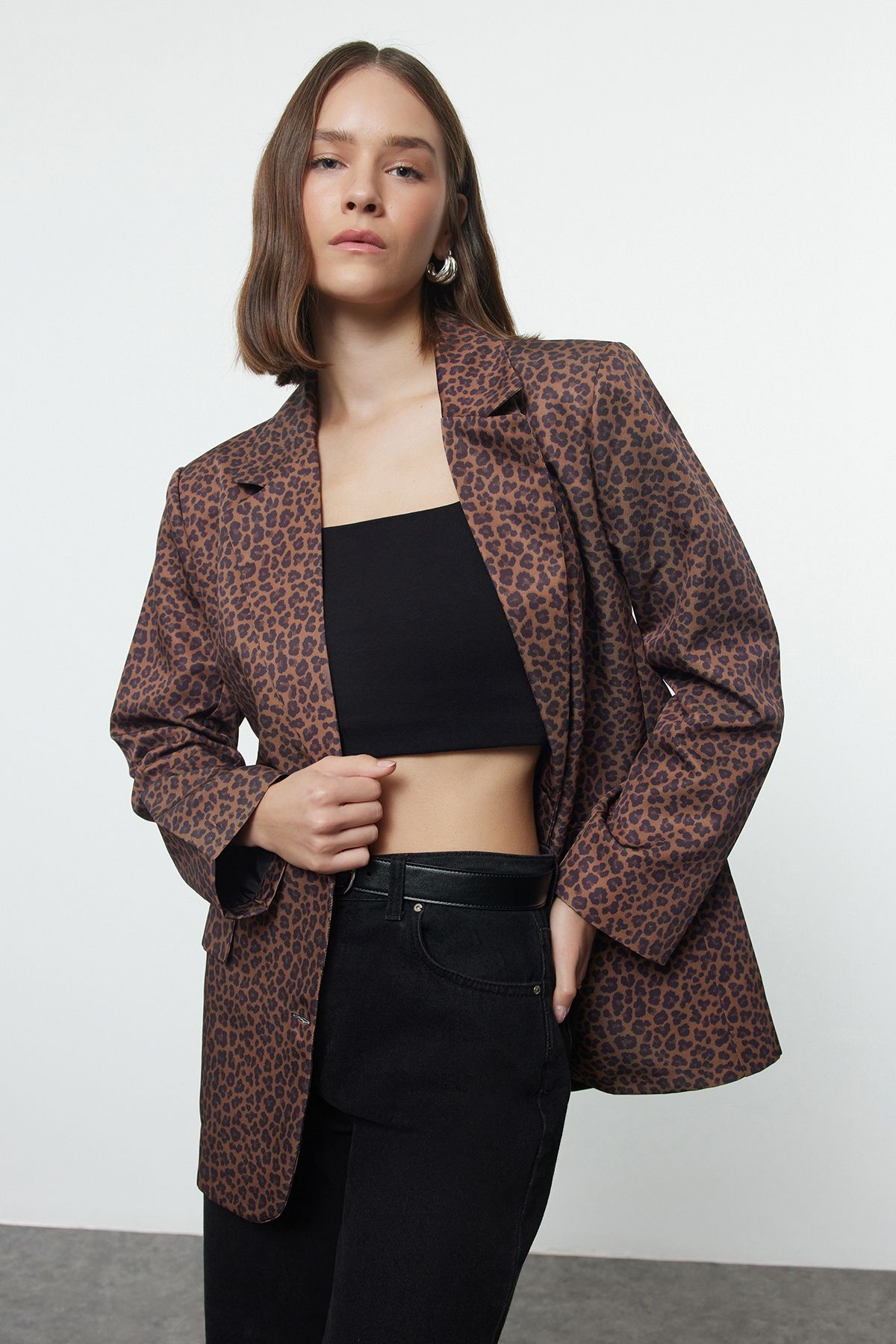 Trendyol Multicolored Woven Blazer Jacket