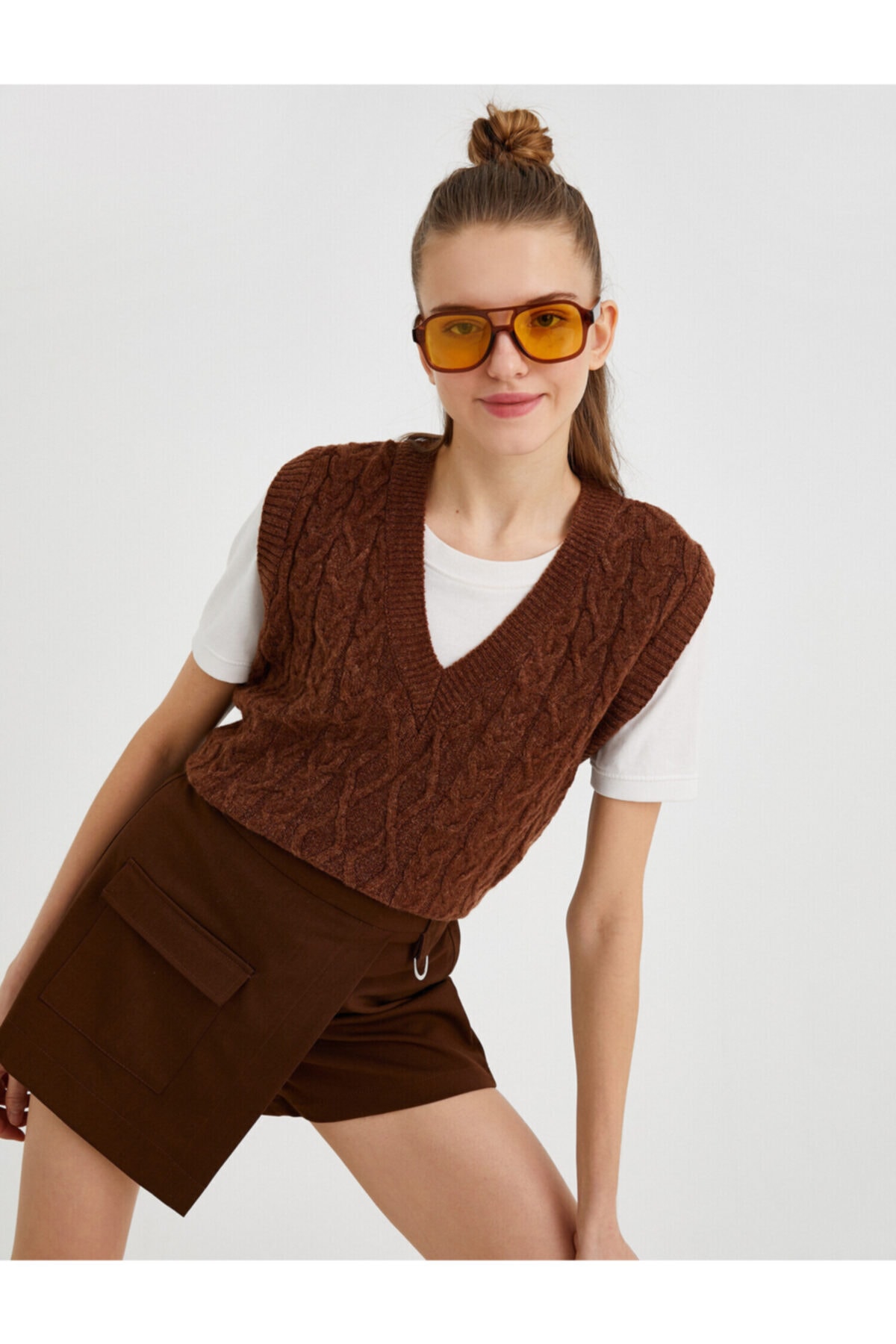 Koton Sweater as Brown