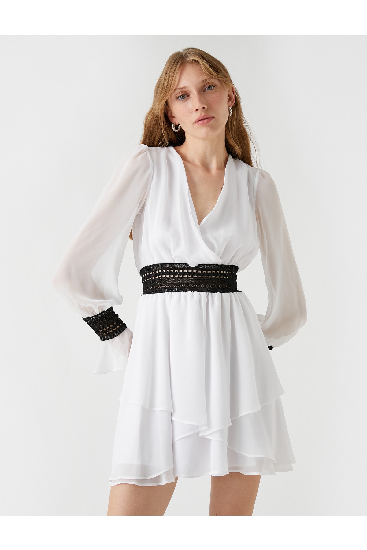 Koton Evening & Prom Dress - White - Smock dress