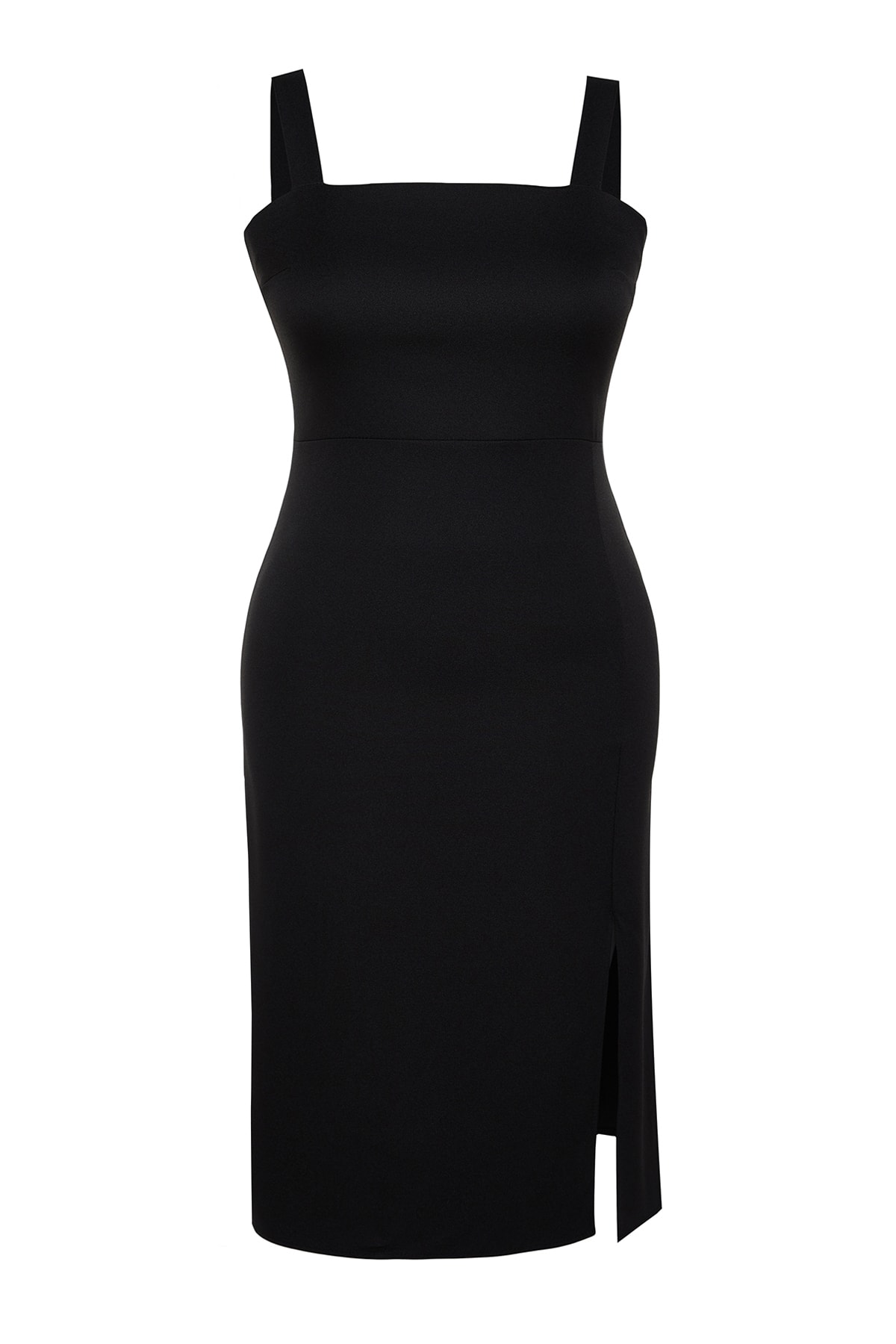Rochie Trendyol Black Woven Slit