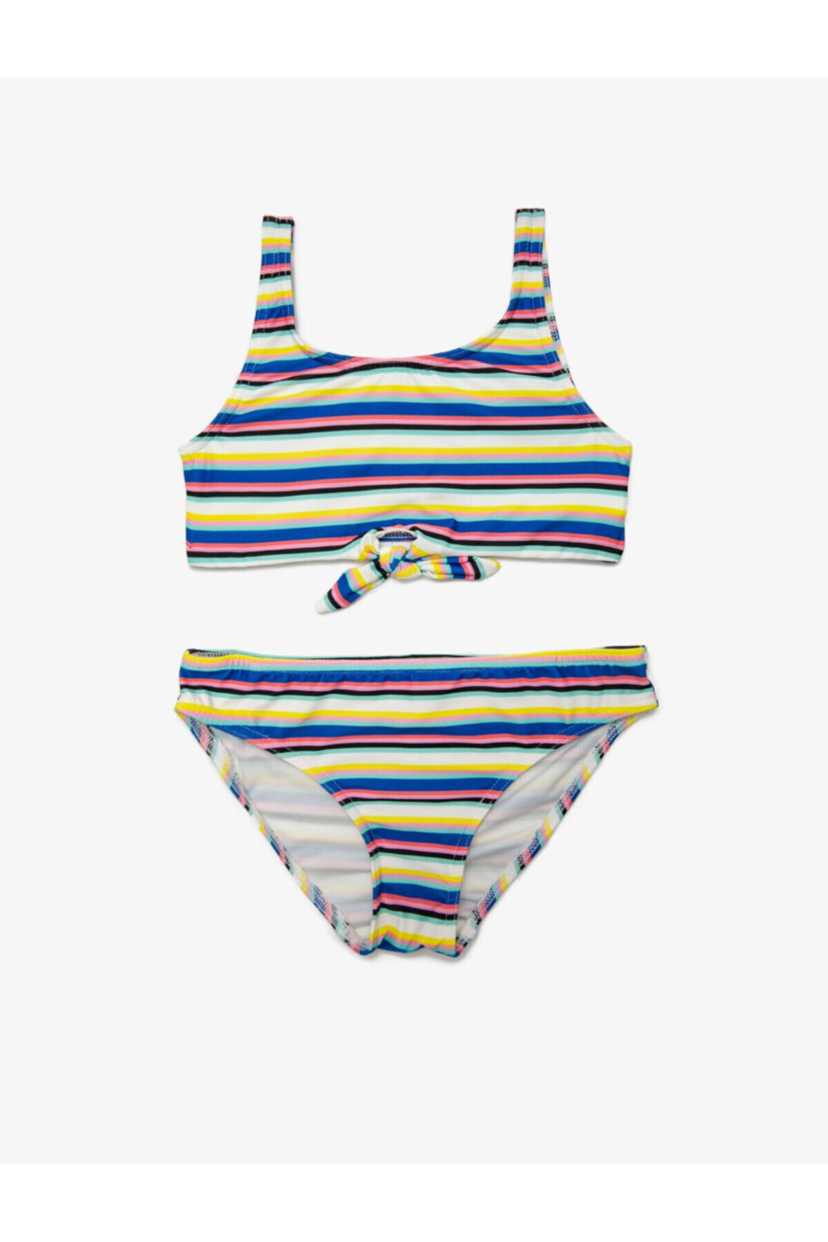 Koton Girls' Colorful Striped Swimwear