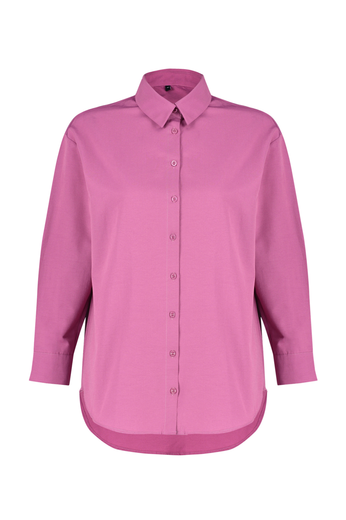 Trendyol Plum Woven Beach Shirt
