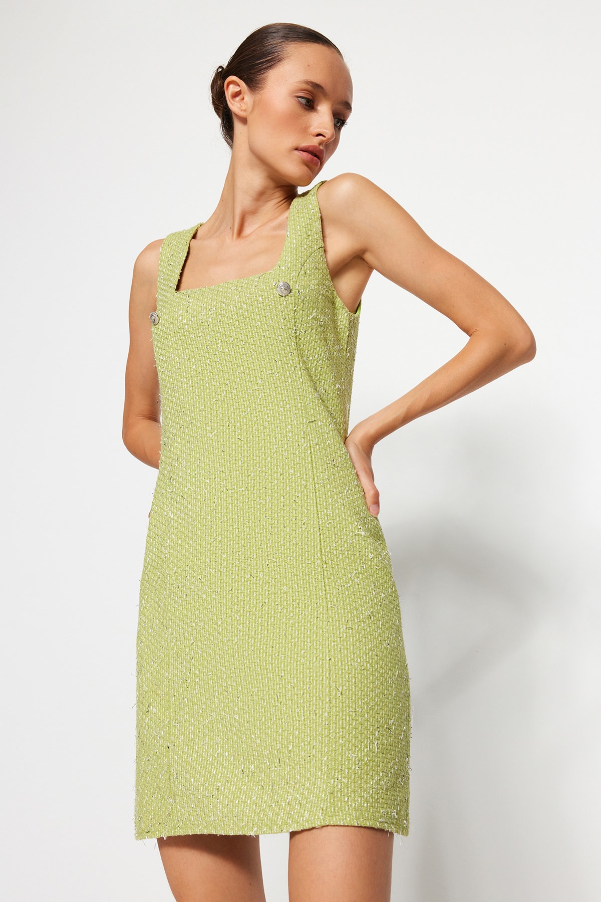 Trendyol Dress - Green - Jile