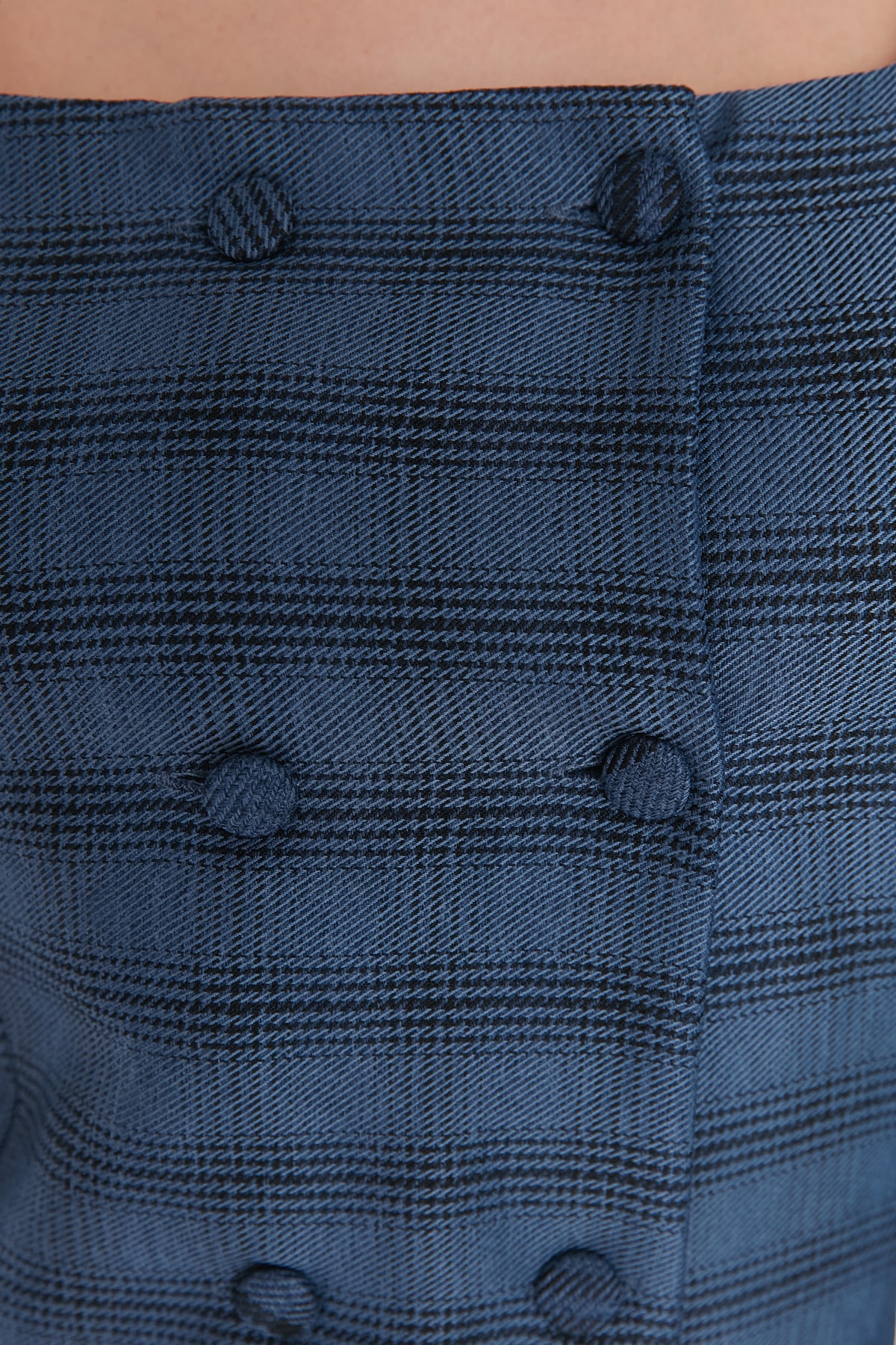 Rochie țesută cu centură Trendyol bleumarin