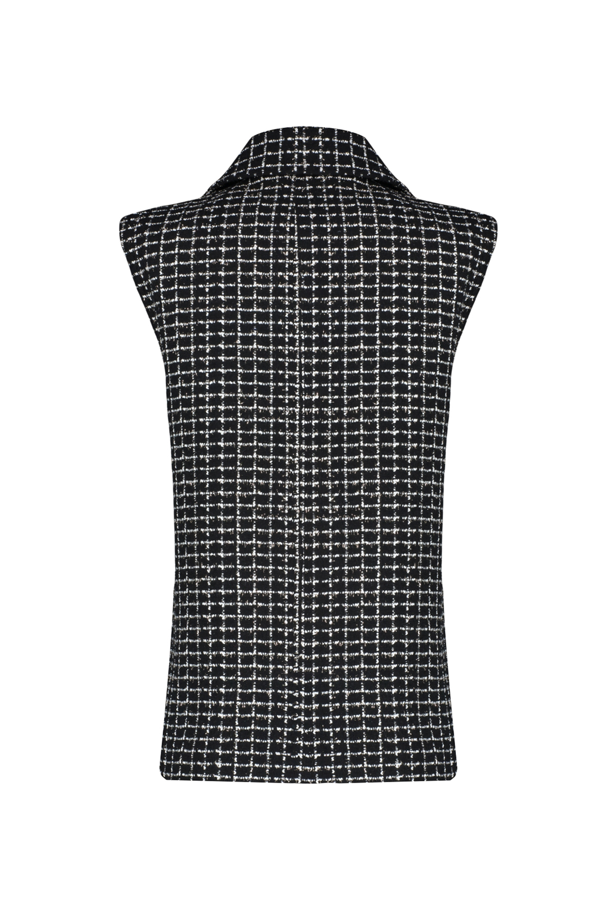 Vestă în carouri țesute Trendyol Black Limited Edition