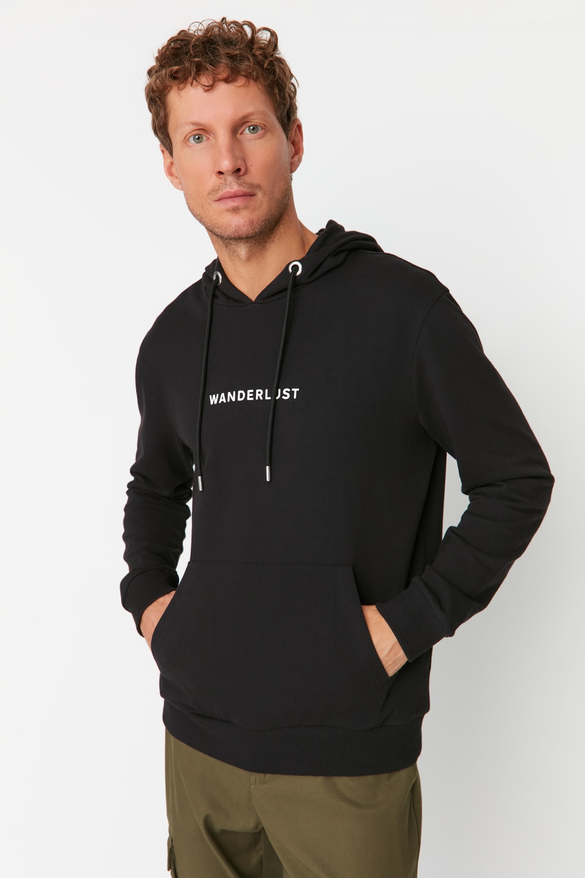 Trendyol Sweatshirt - Black - Regular fit