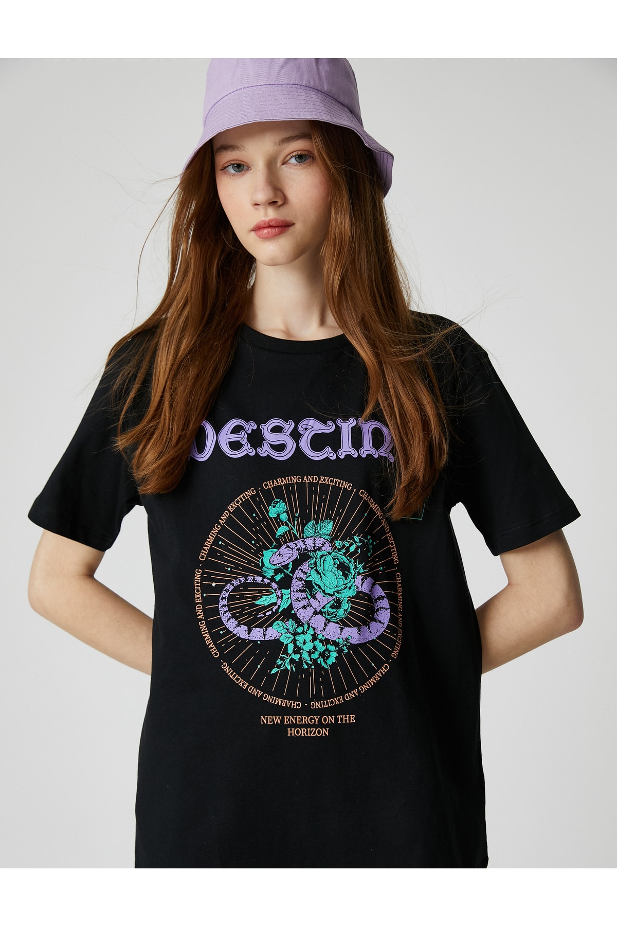 Koton T-Shirt - Black - Regular fit
