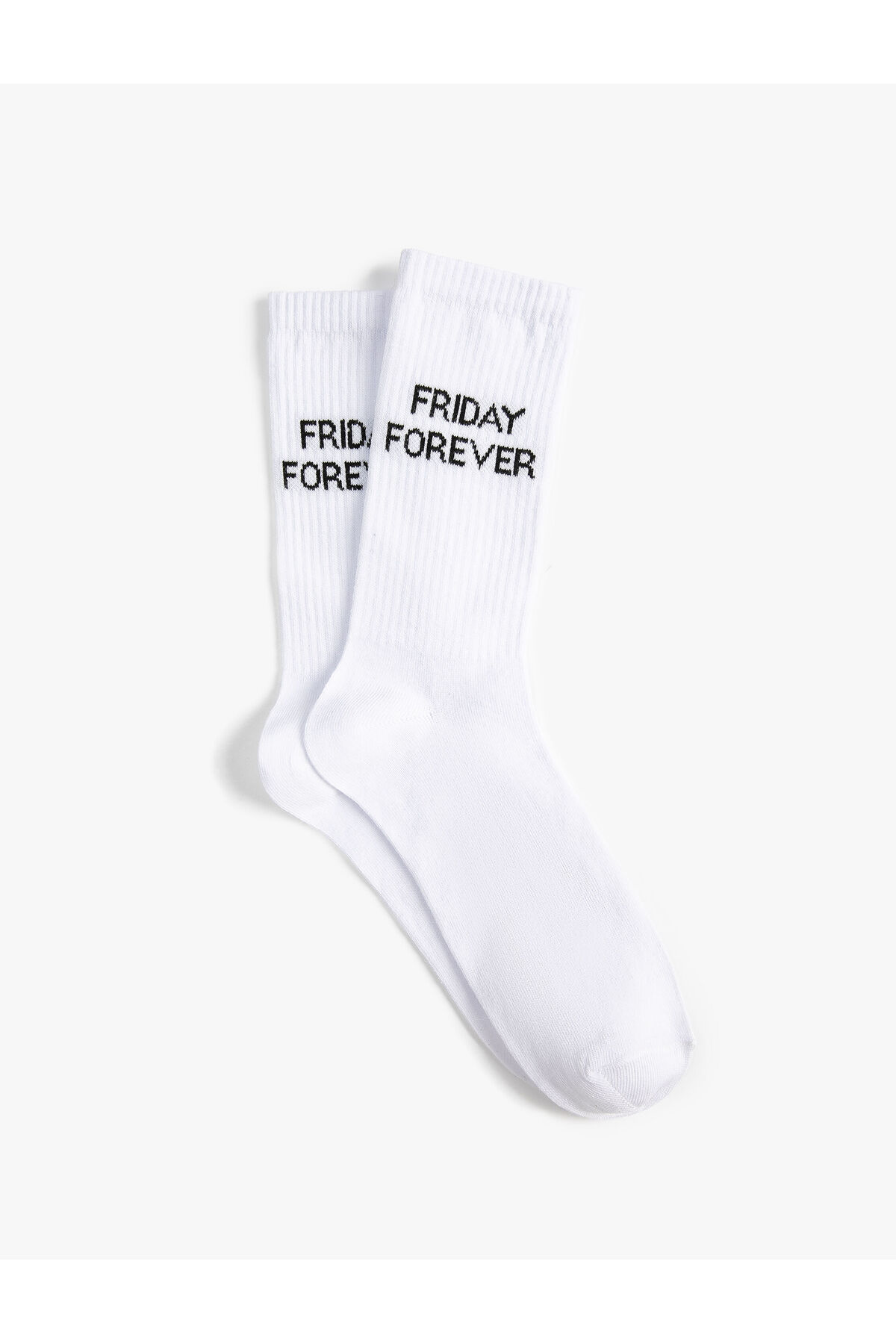 Koton The Socks Slogan Embroidered