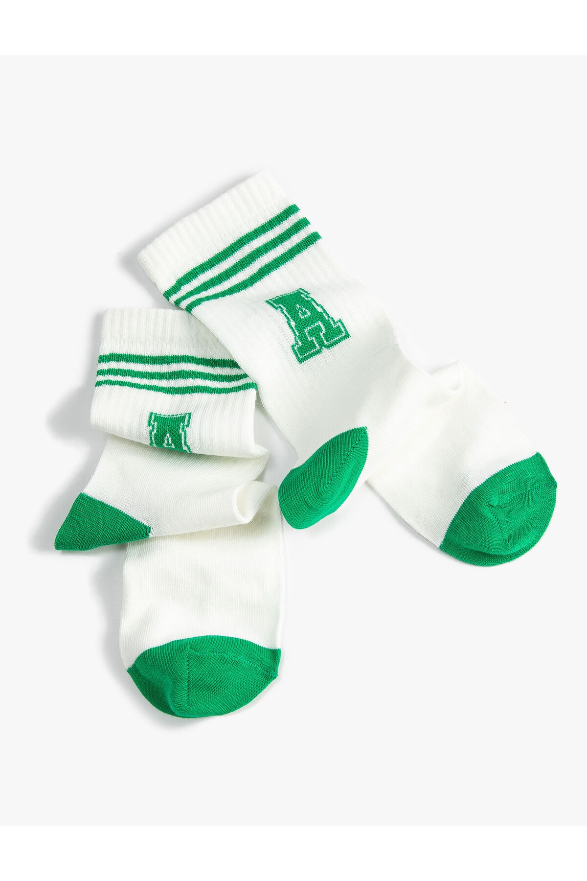 Koton College Socks with Letters Embroidered