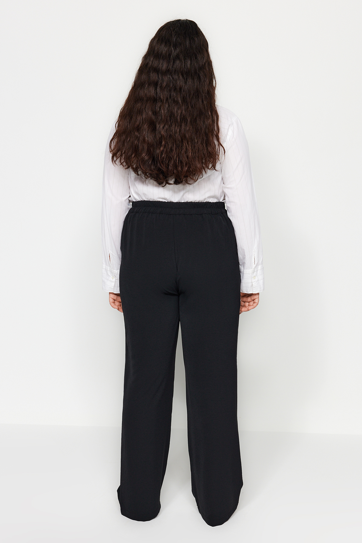 Pantaloni de damă Trendyol Wide