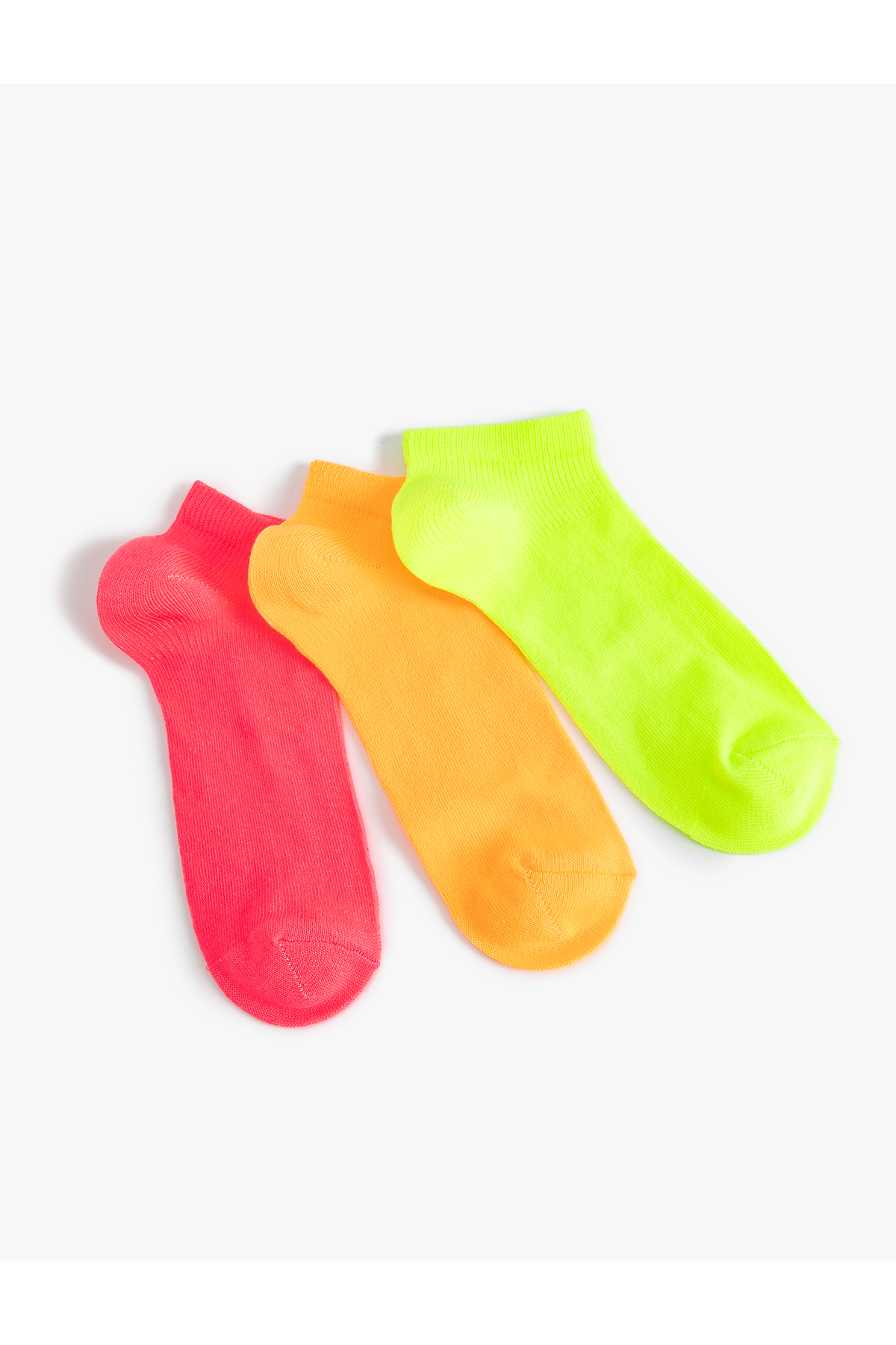 Koton 3-Pack Multi Color Basic Booties Socks Set