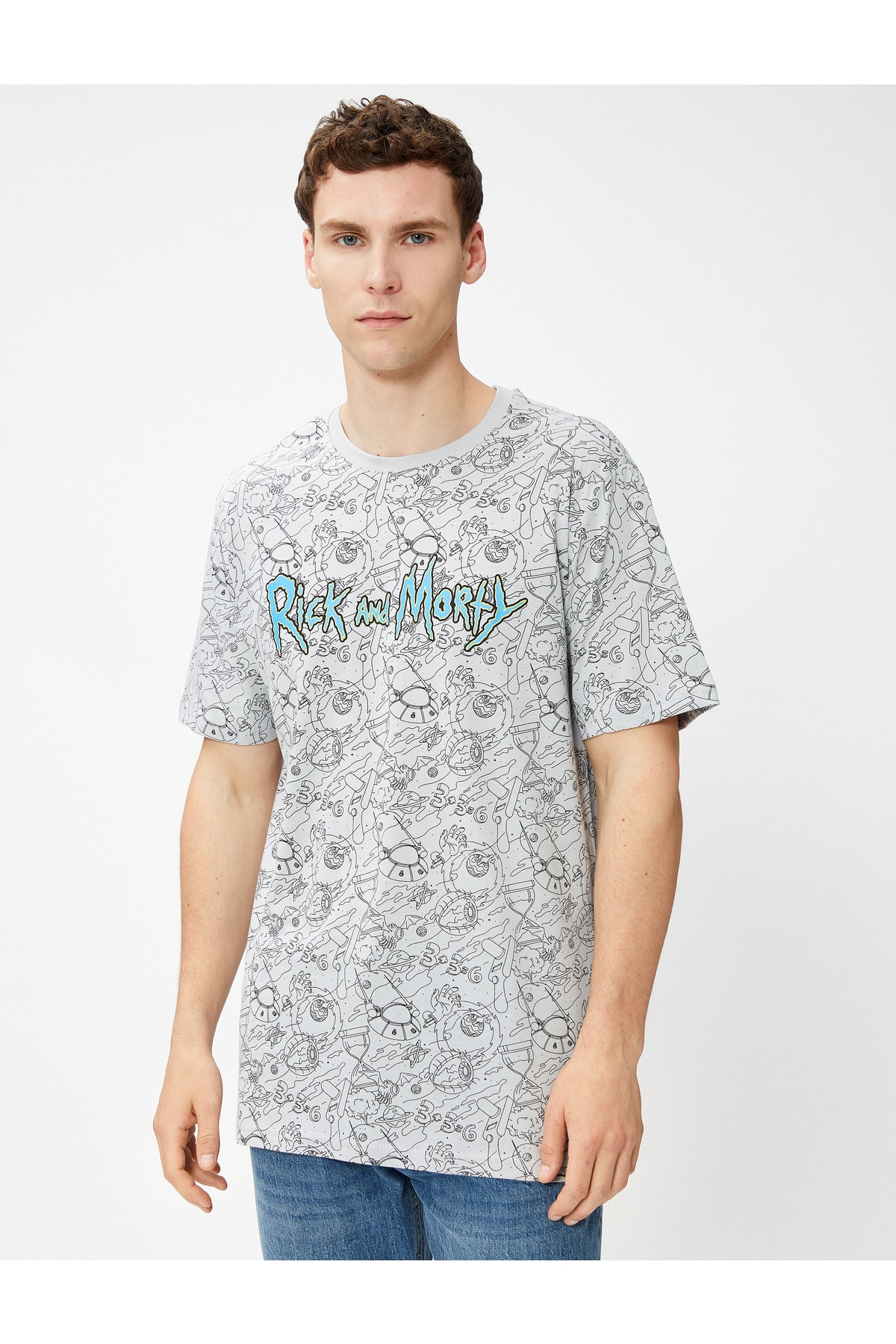 Koton Rick and Morty T-Shirt Licensed Printed Cotton