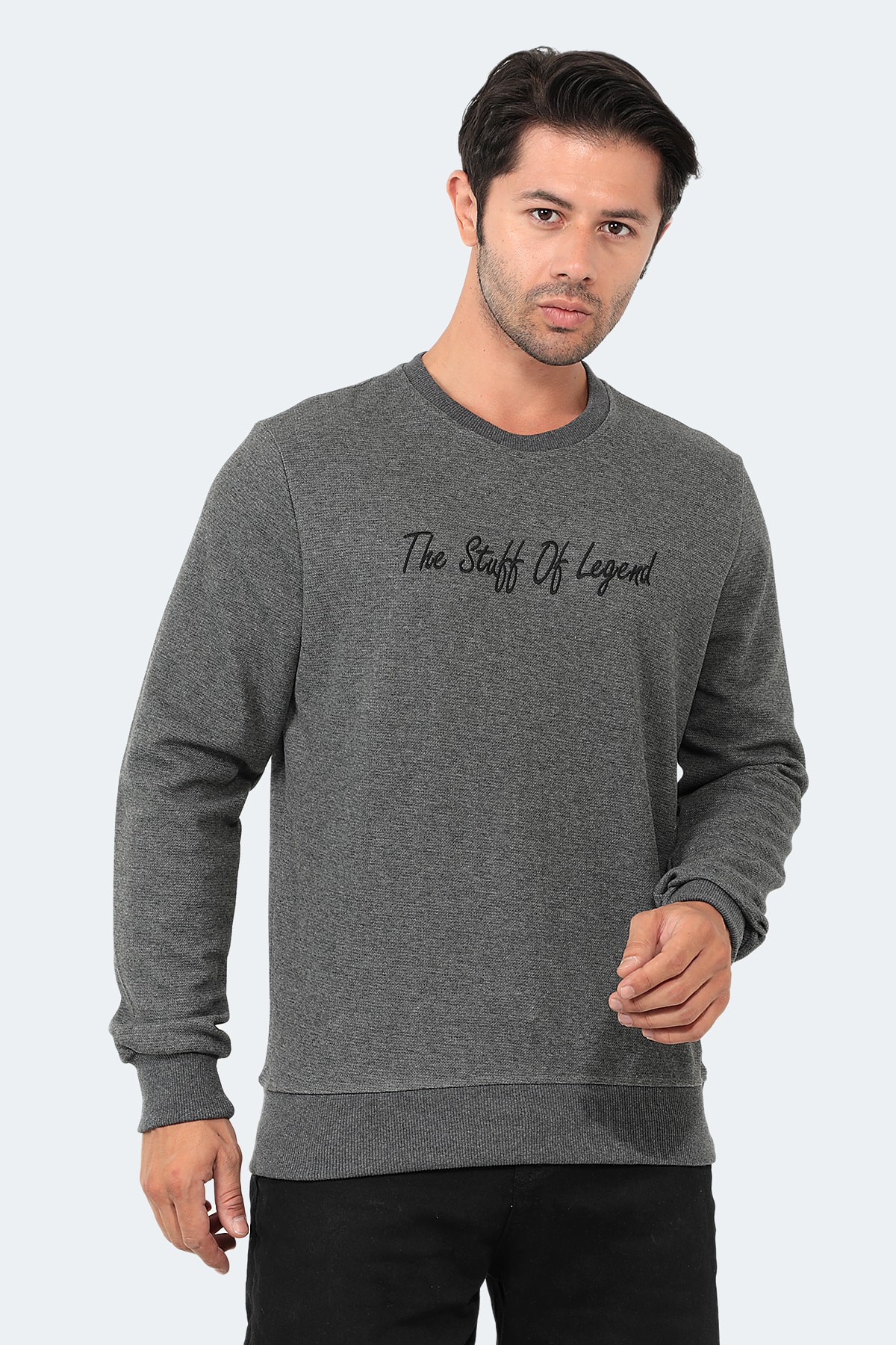 Slazenger Bar Men's Sweatshirt Anthracite