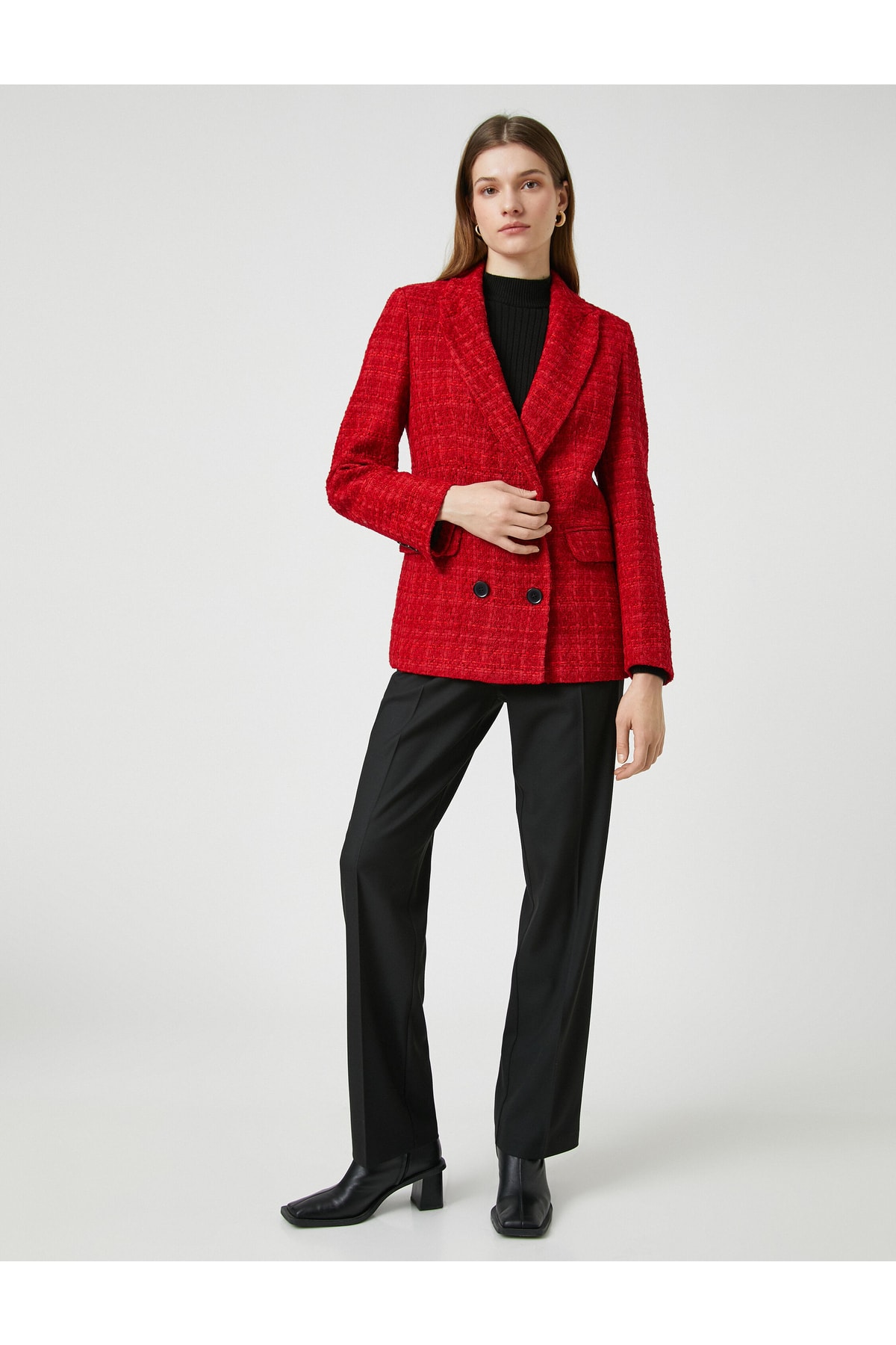 Cotton On Drawstring Straight Leg Trousers In Black Linen