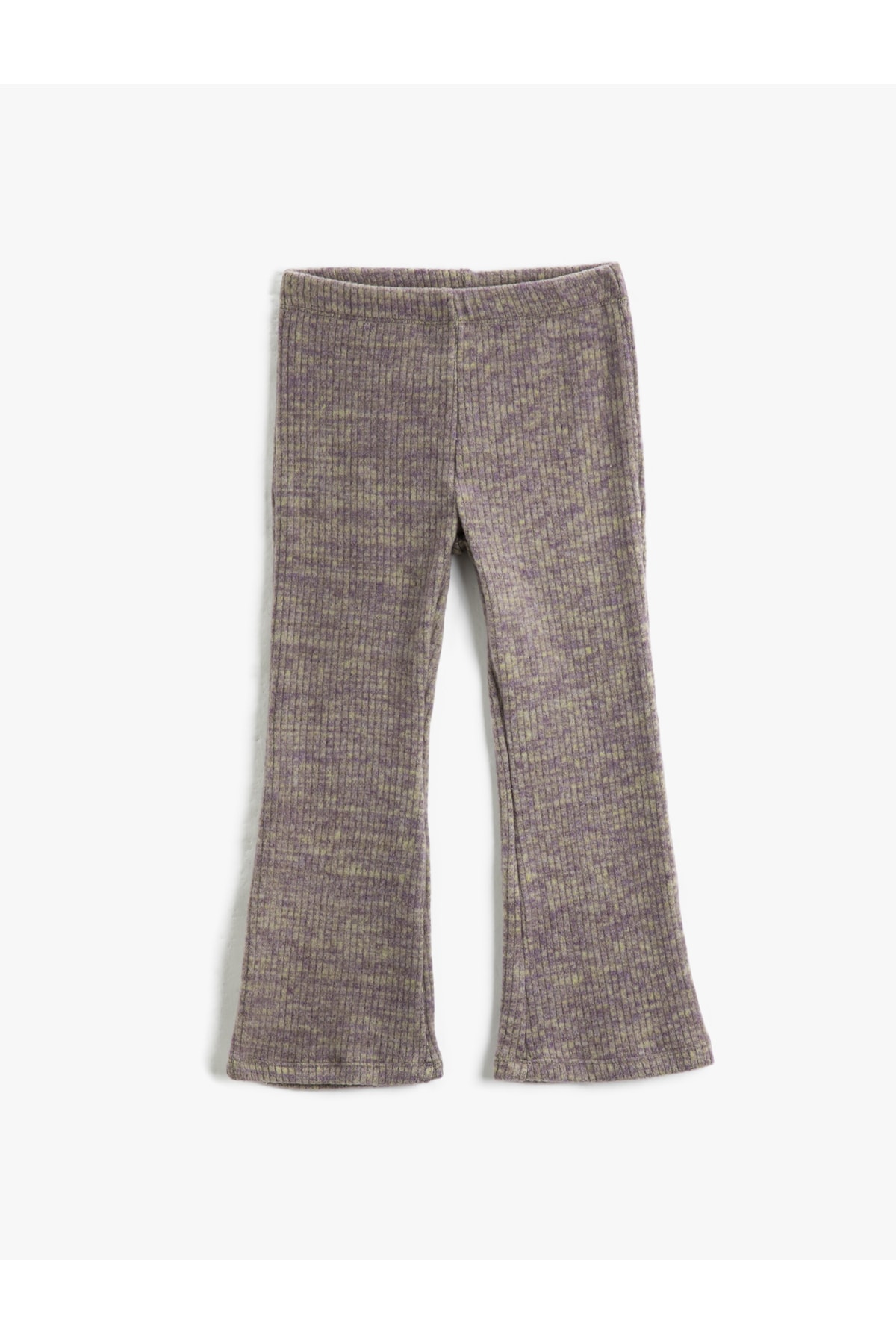 Levně Koton kalhoty s rozšířenými nohavicemi, volný střih, měkká textura