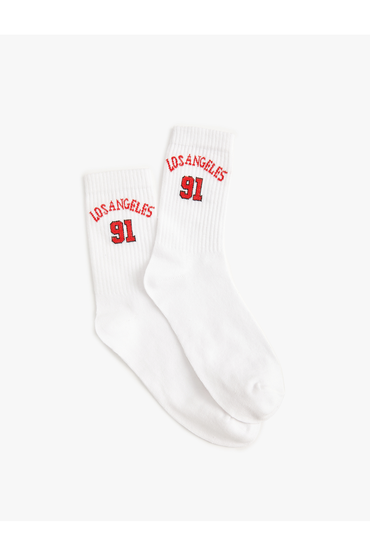 Levně Koton College Socks With Embroidered Numbers