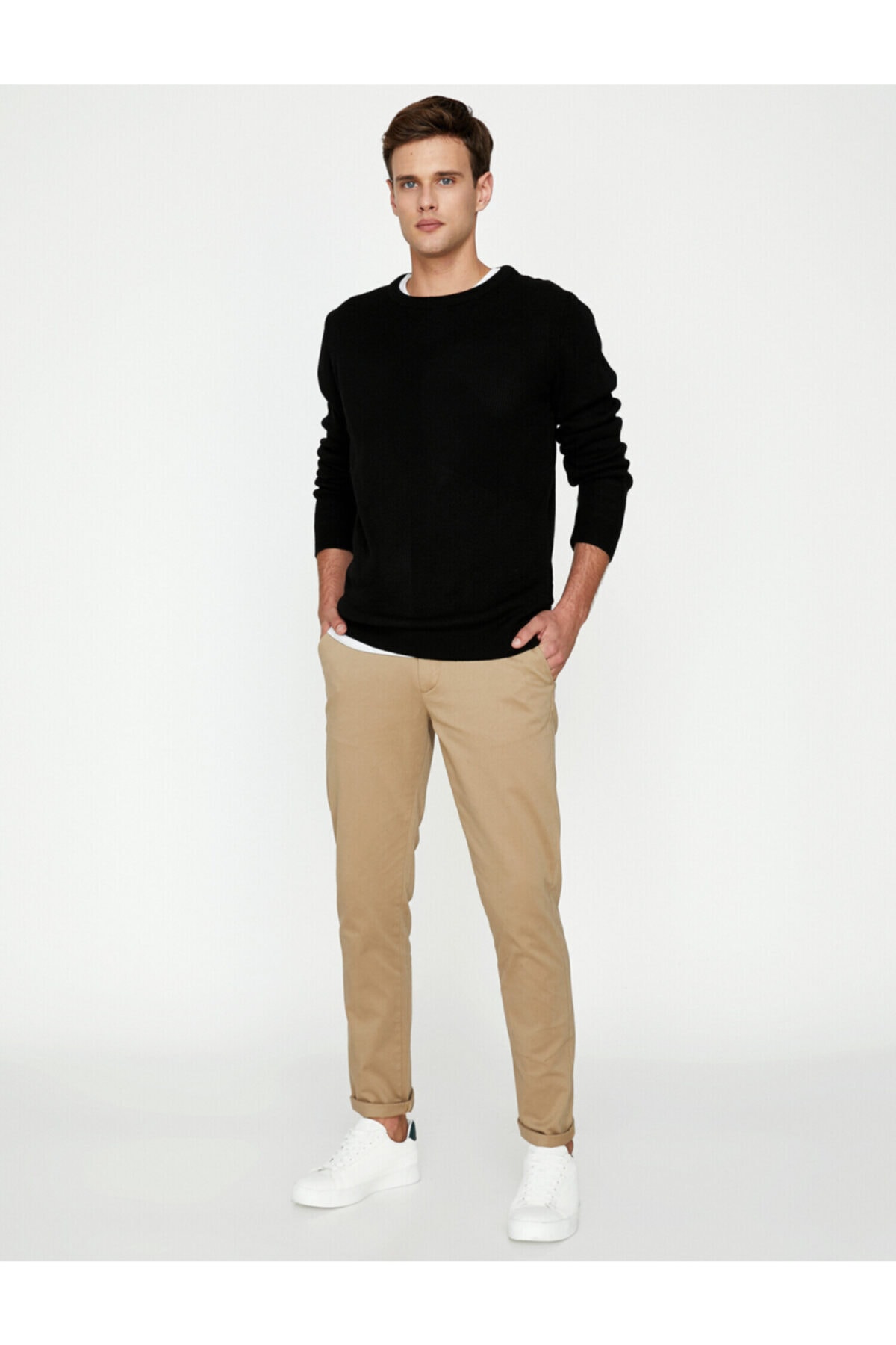 Koton Pants - Ecru - Slim