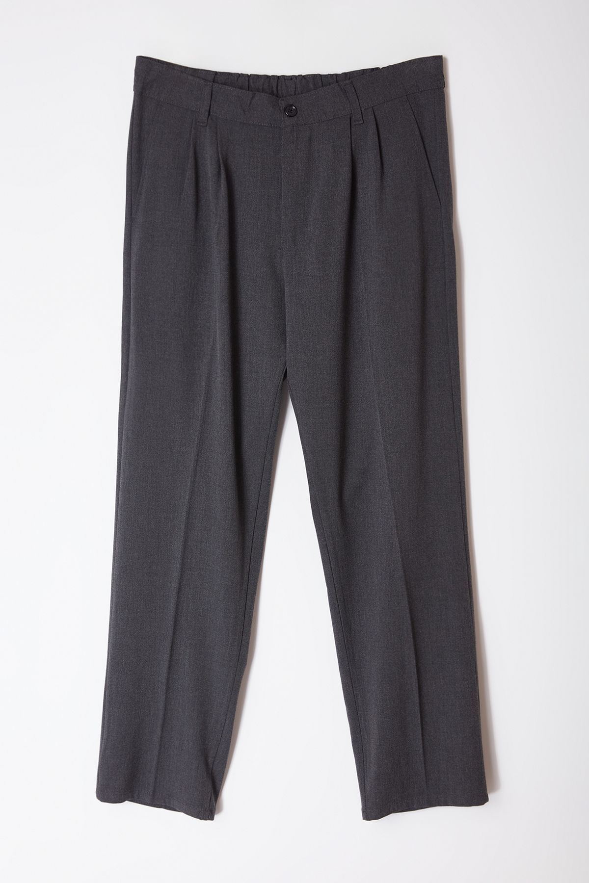 Trendyol Anthracite Baggy Fit Trousers