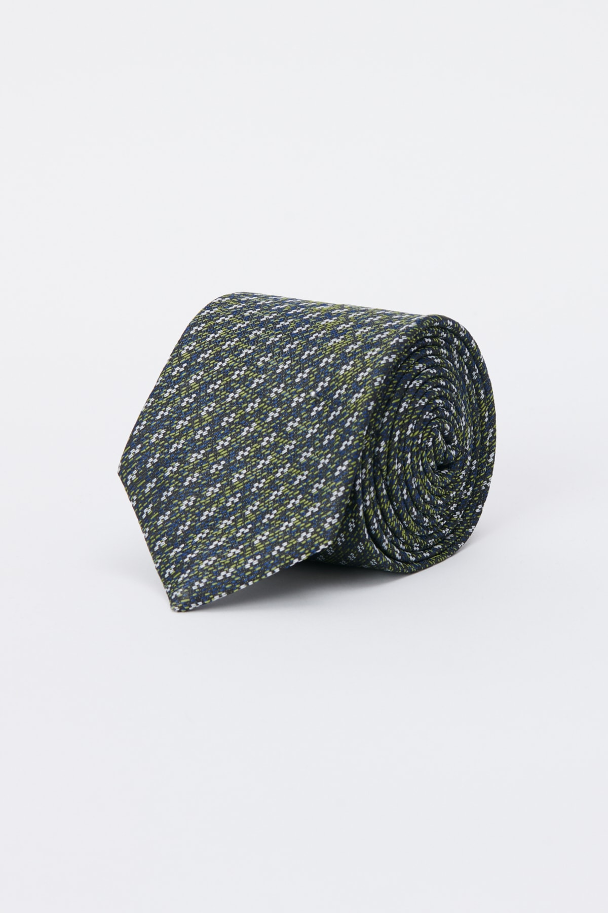 ALTINYILDIZ CLASSICS Men's Green Patterned Tie