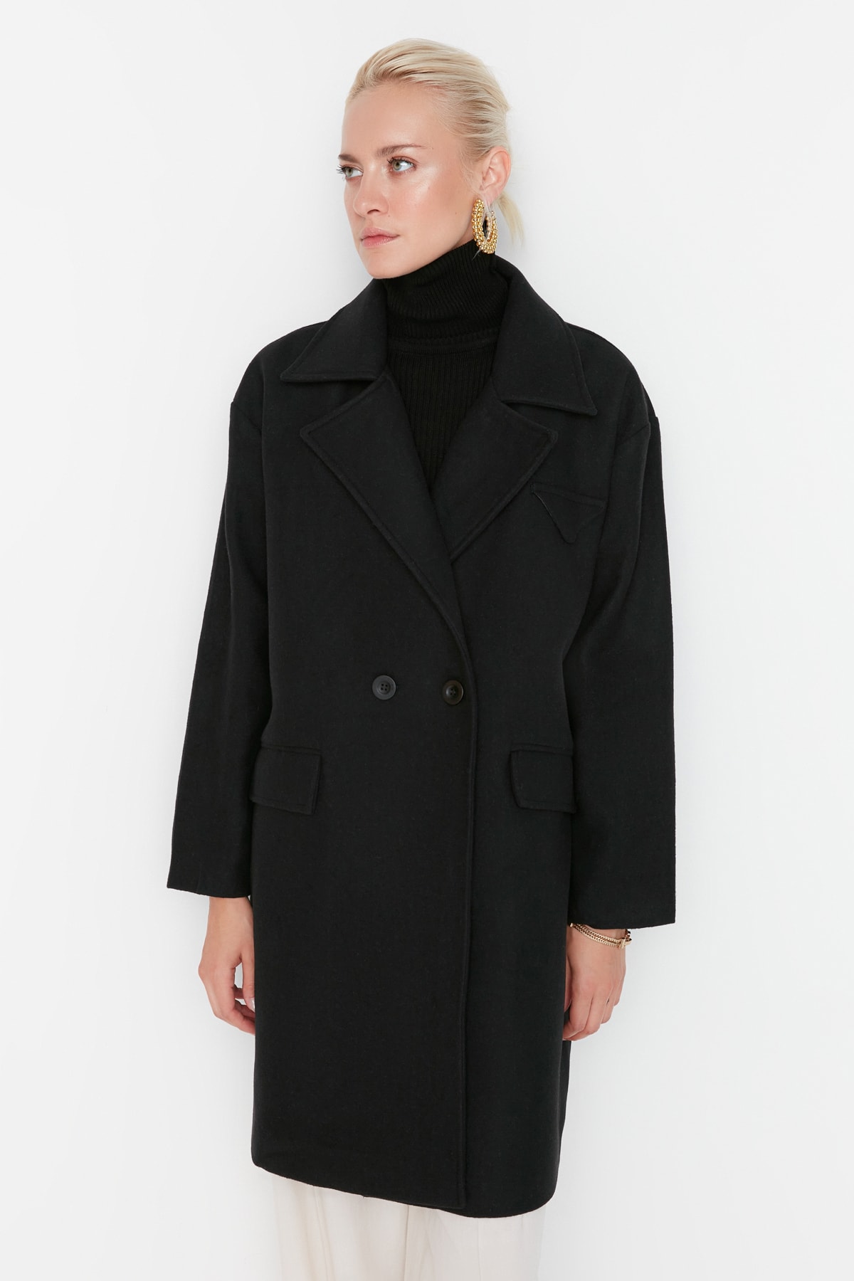 Trendyol Coat - Schwarz - Parka