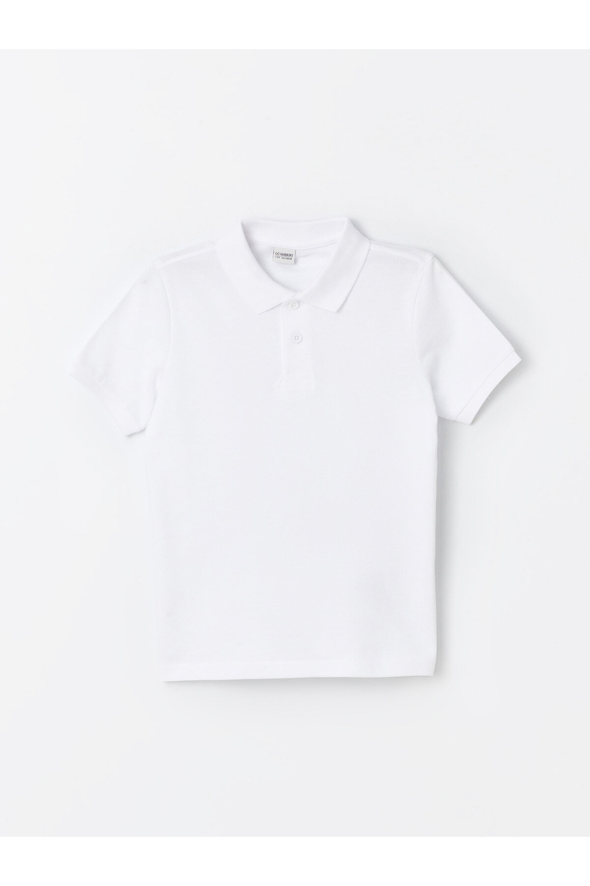Levně LC Waikiki Basic Polo Neck Short Sleeve Boys' T-Shirt
