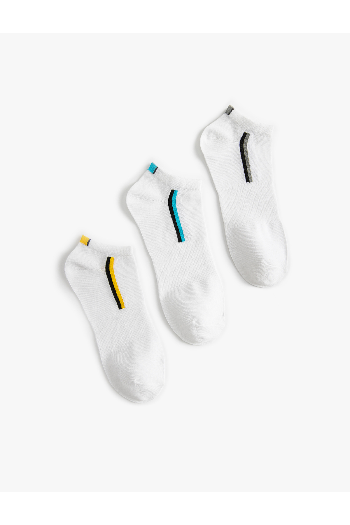 Levně Koton 3-Pack Multi Color Sports Socks Booties
