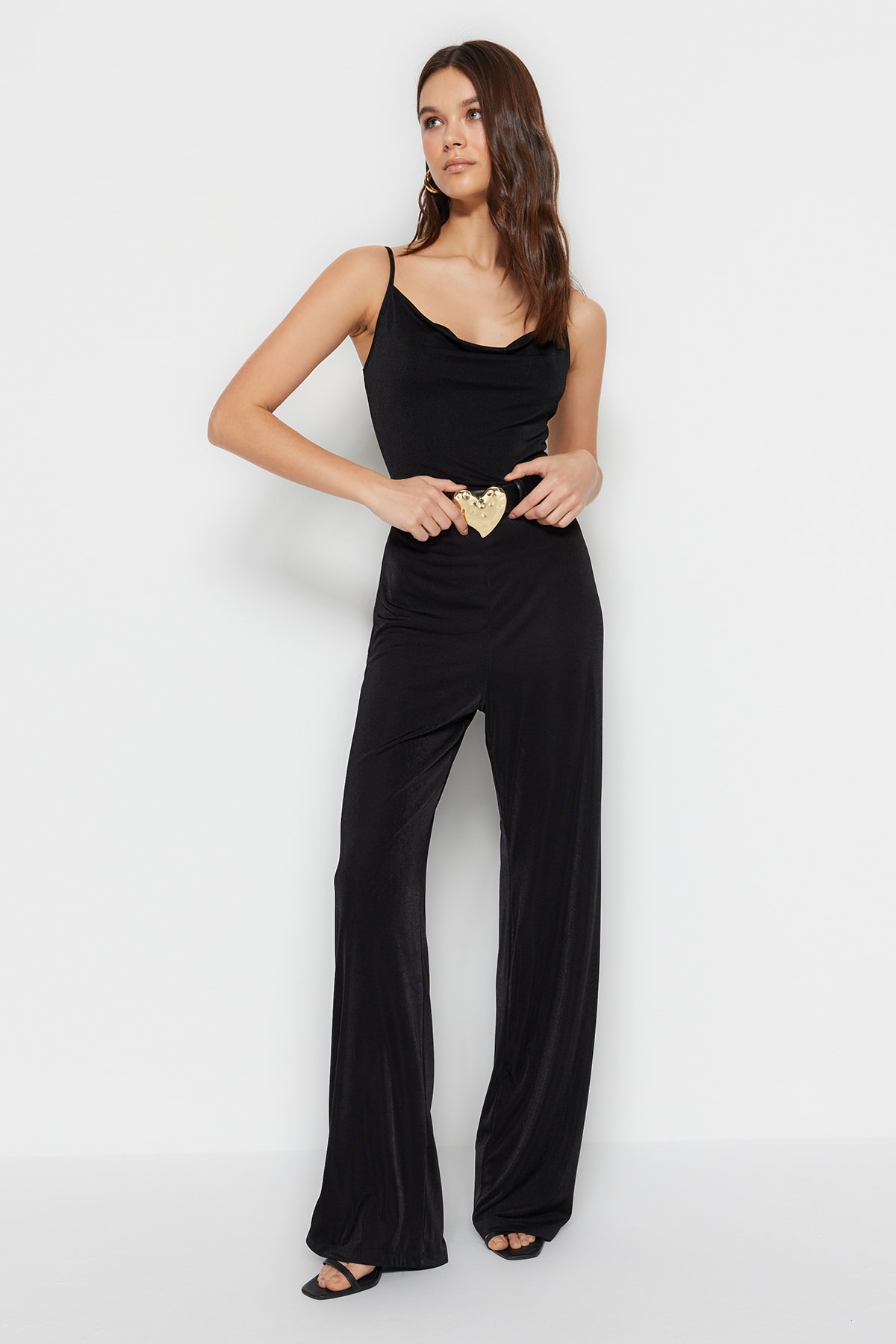 Trendyol Jumpsuit - Black - Relaxed fit