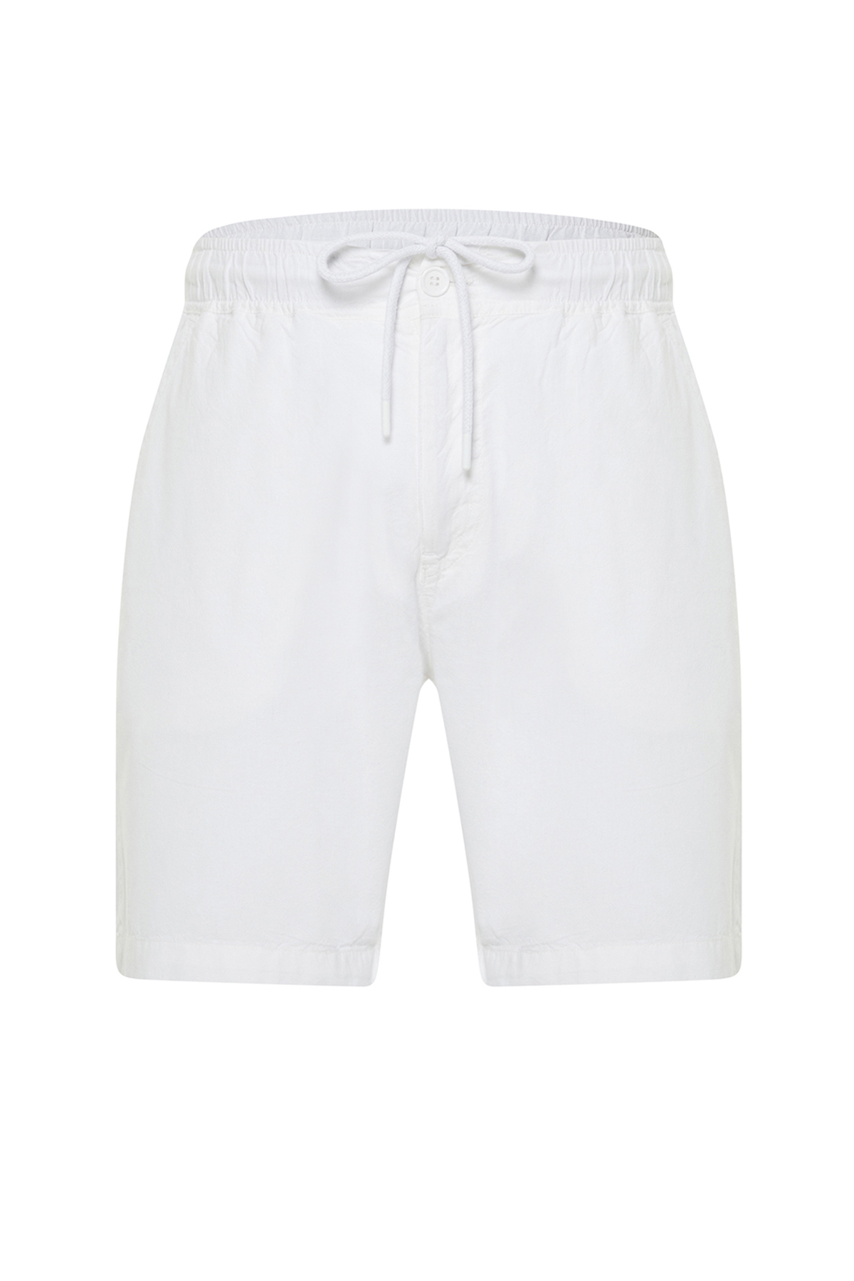 Trendyol Men's White Loose Fit Shorts