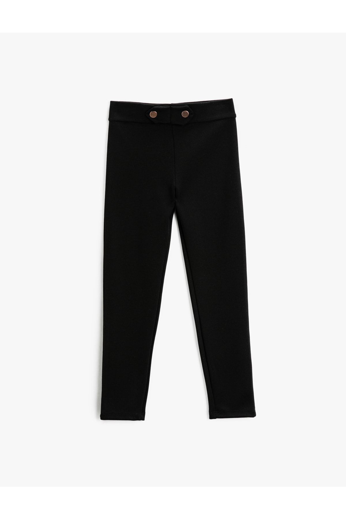 Koton Basic Leggings with Button Detail