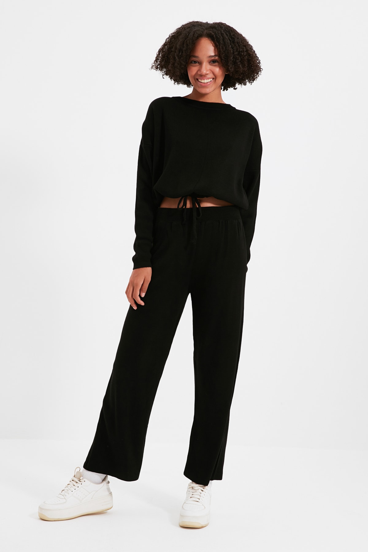 Trendyol Two-Piece Set - Schwarz - Regular fit