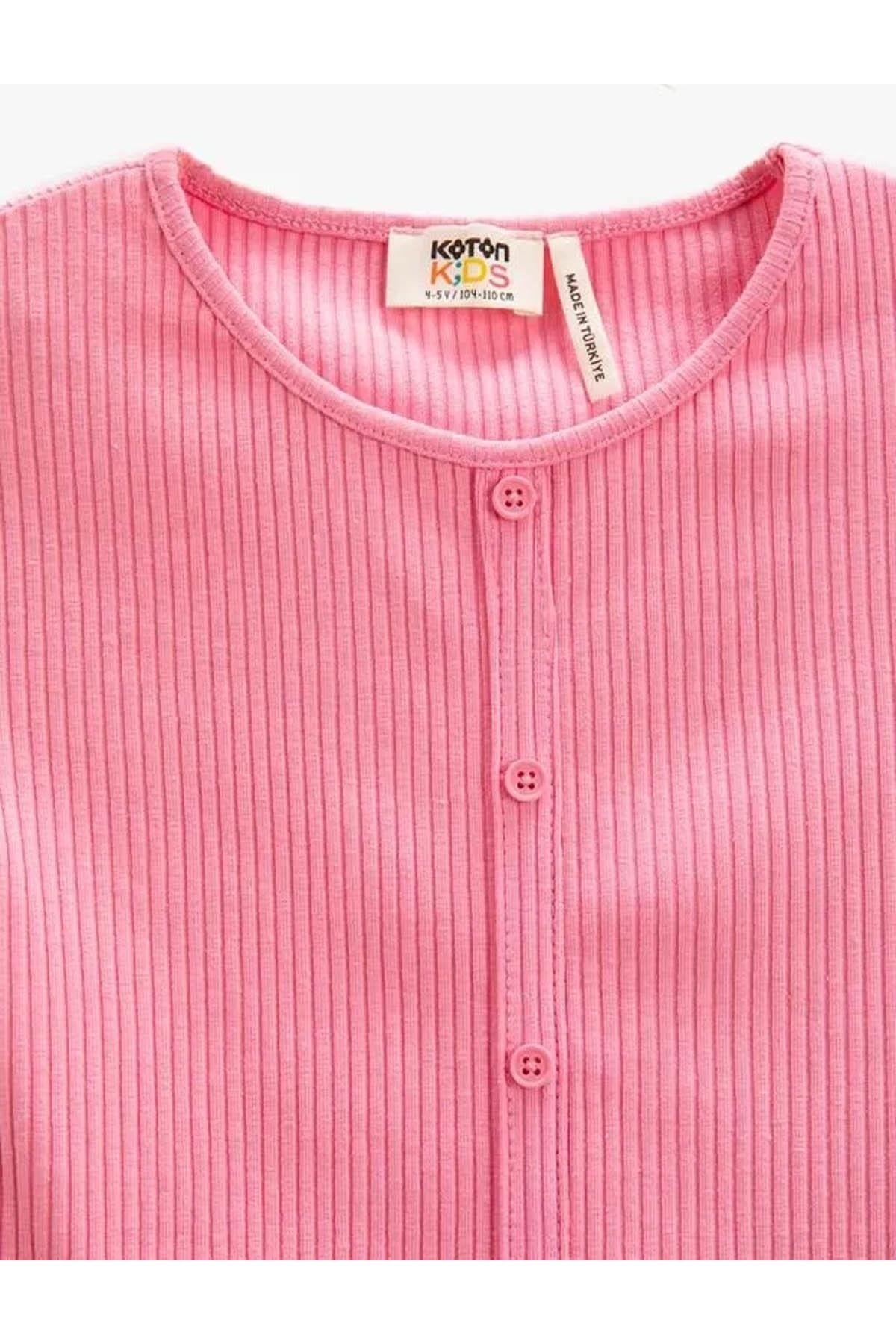 Levně Koton Girls' T-shirt Pink 3skg10026ak