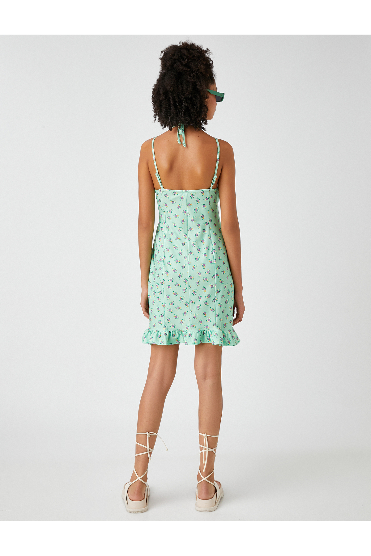 Rochie mini cu bretele subțiri Koton