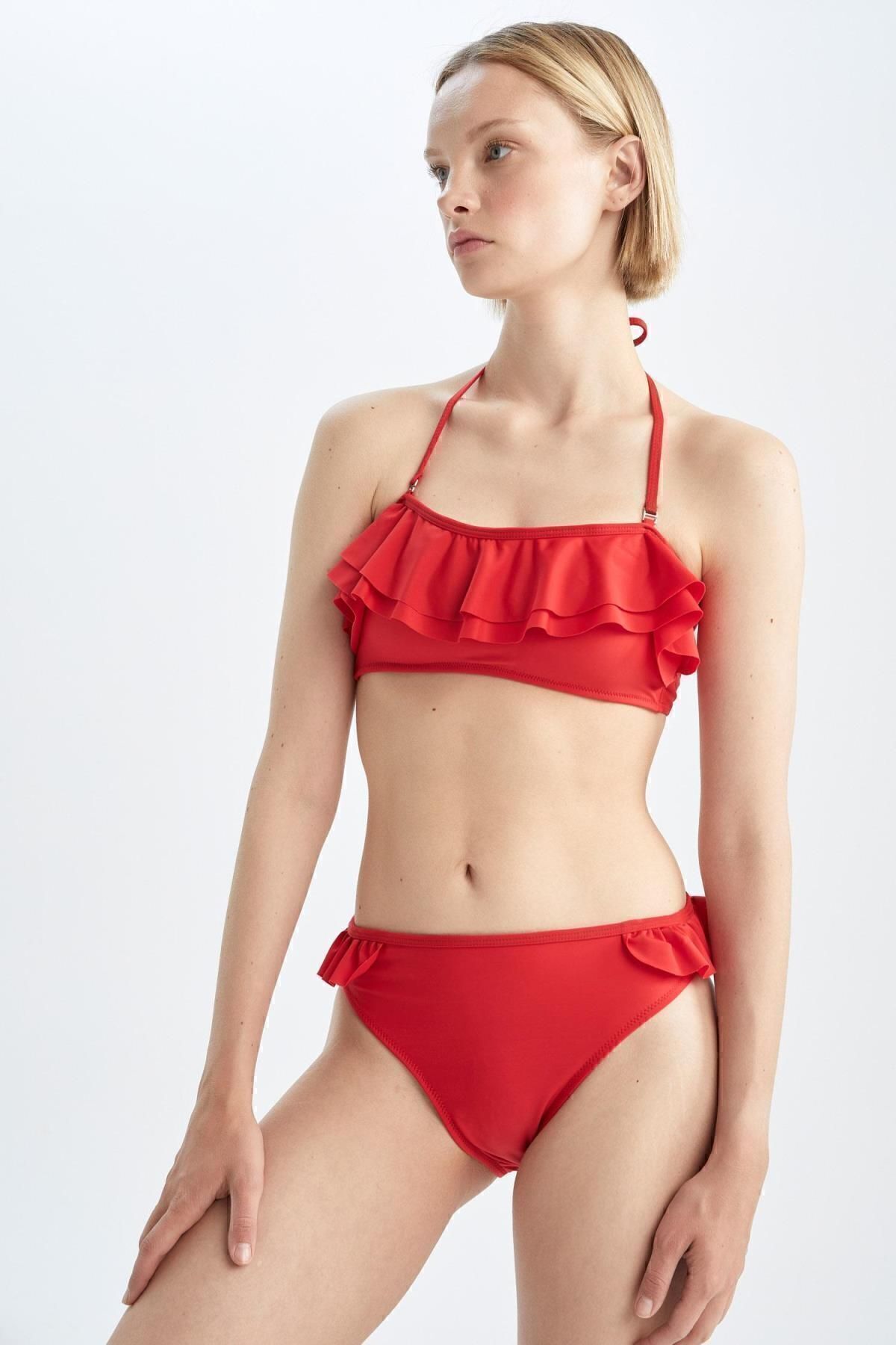 DEFACTO Fall In Love Regular Fit Bikini Top