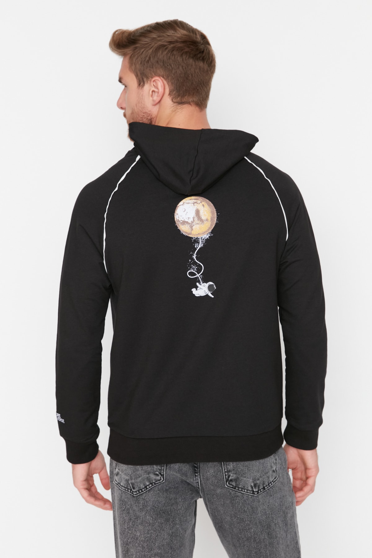 Basic Crew Neck Men's Thick Sweatshirt - W54556Z8-CVL - LC Waikiki