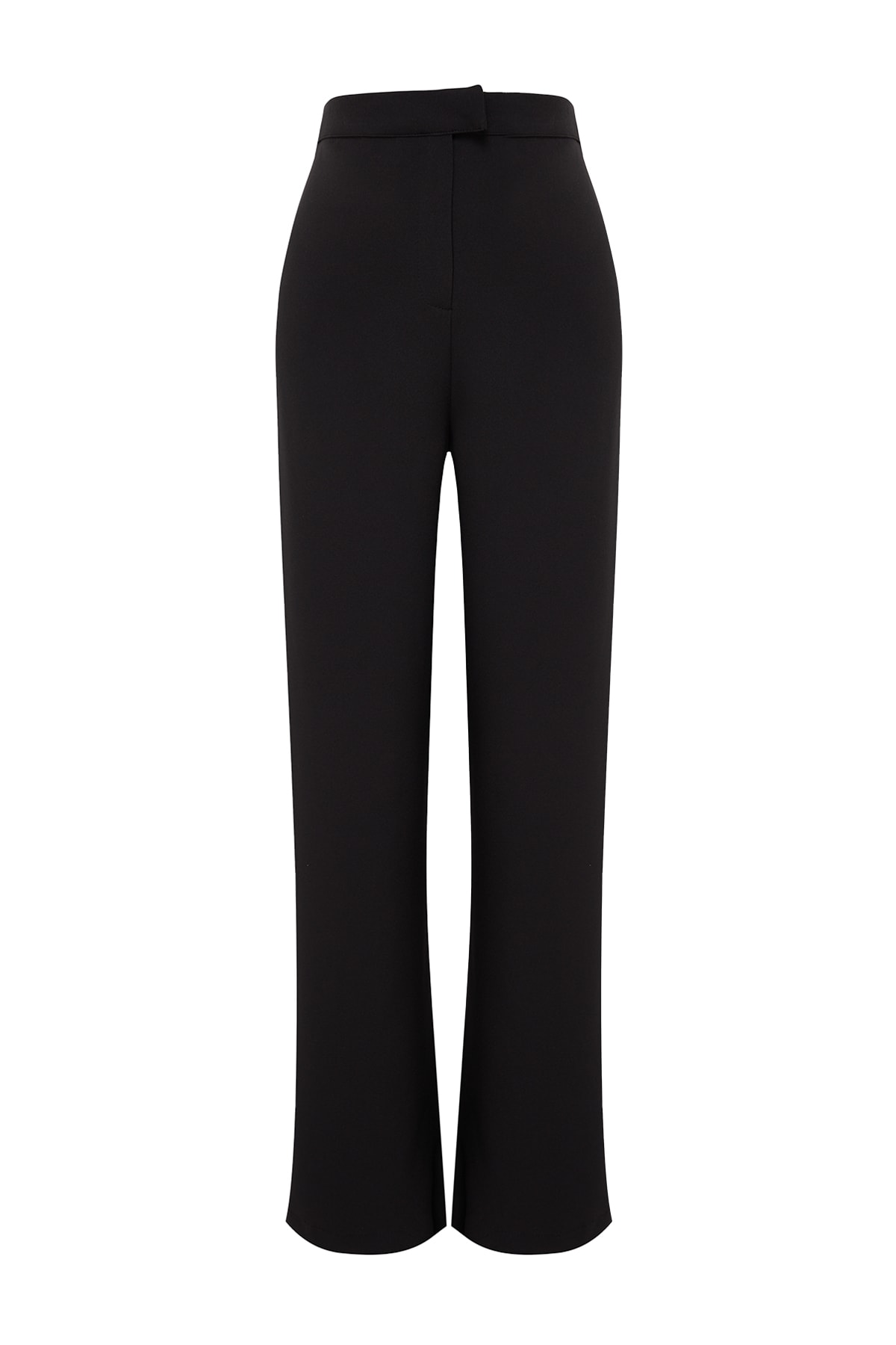 Pantaloni țesute Trendyol Black