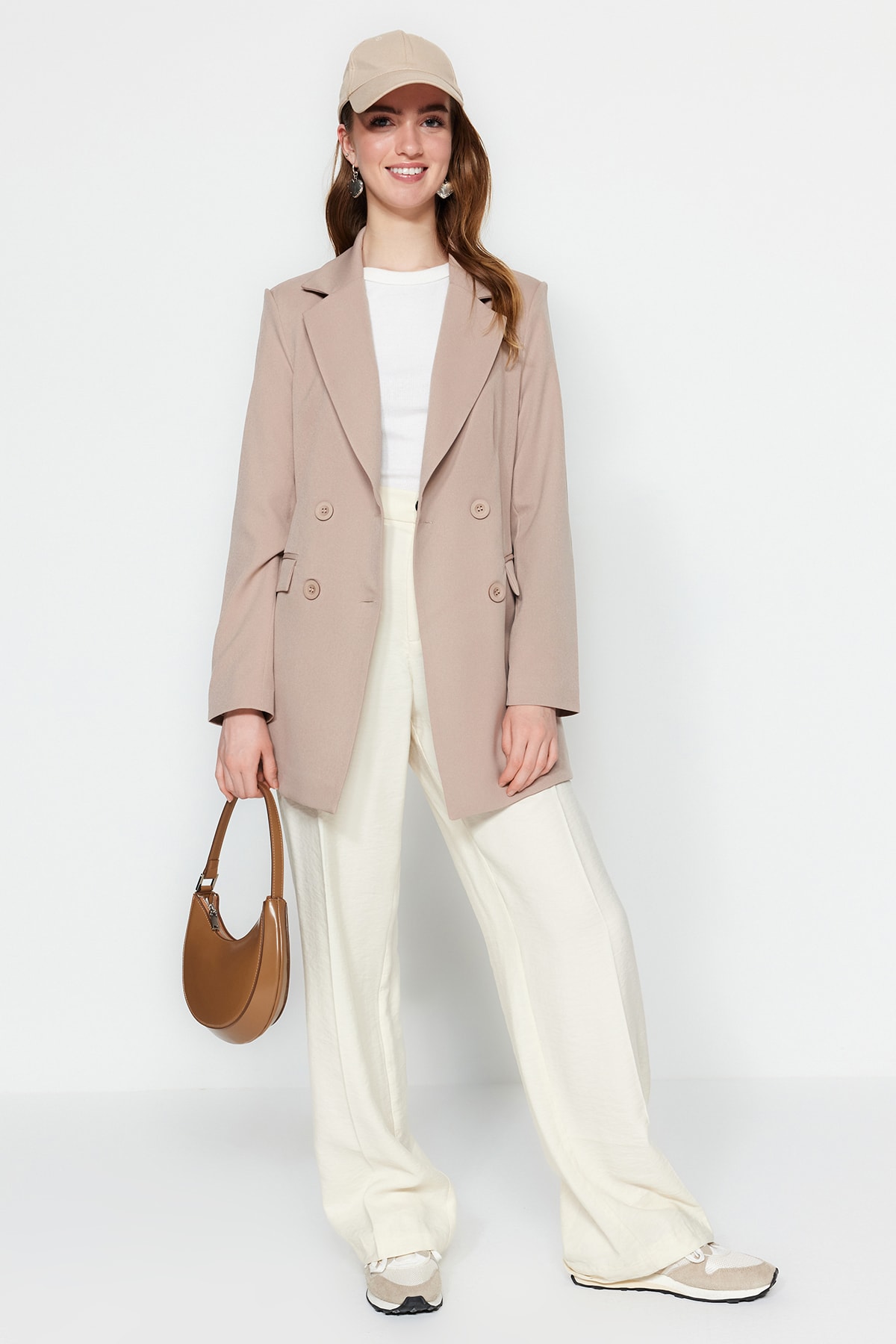 Trendyol Jacket - Brown - Regular fit