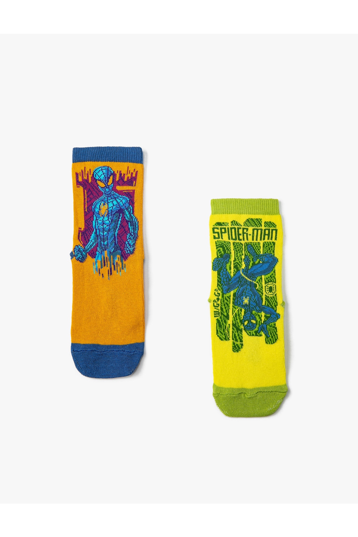 Koton Set of 2 Spider-Man Printed Socks Licensed