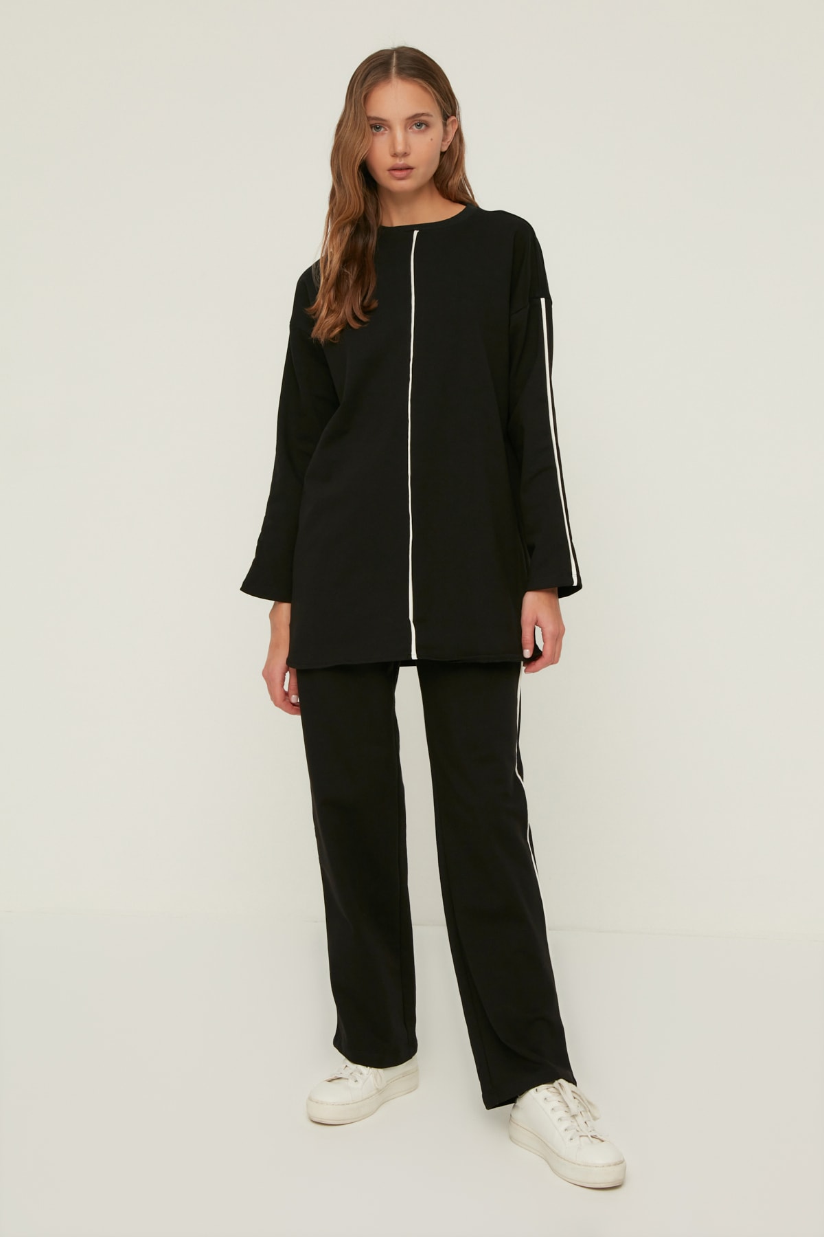Trendyol Sweatsuit Set - Black - Regular fit