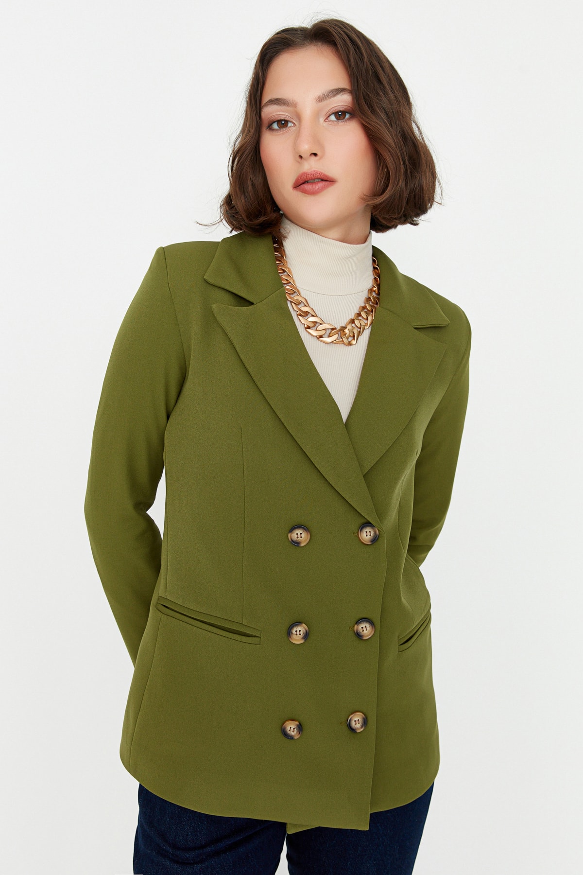 Sacou dama Trendyol Buttoned