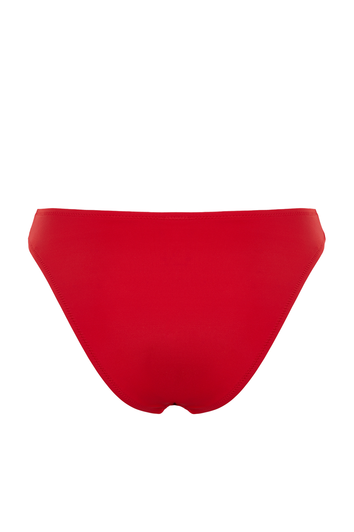 Trendyol Red V-Cut Regular Bikini Bottom