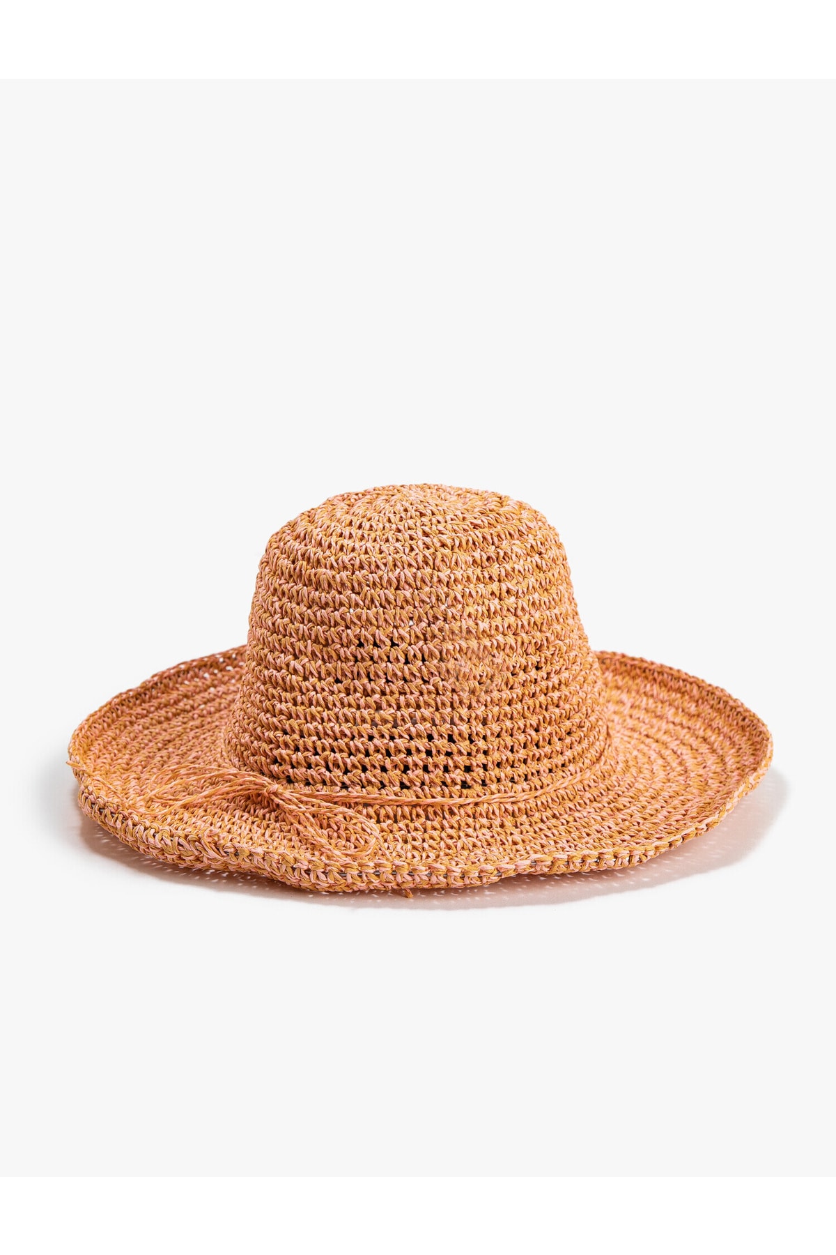 Koton Trilby Straw Hat with Bow Detail