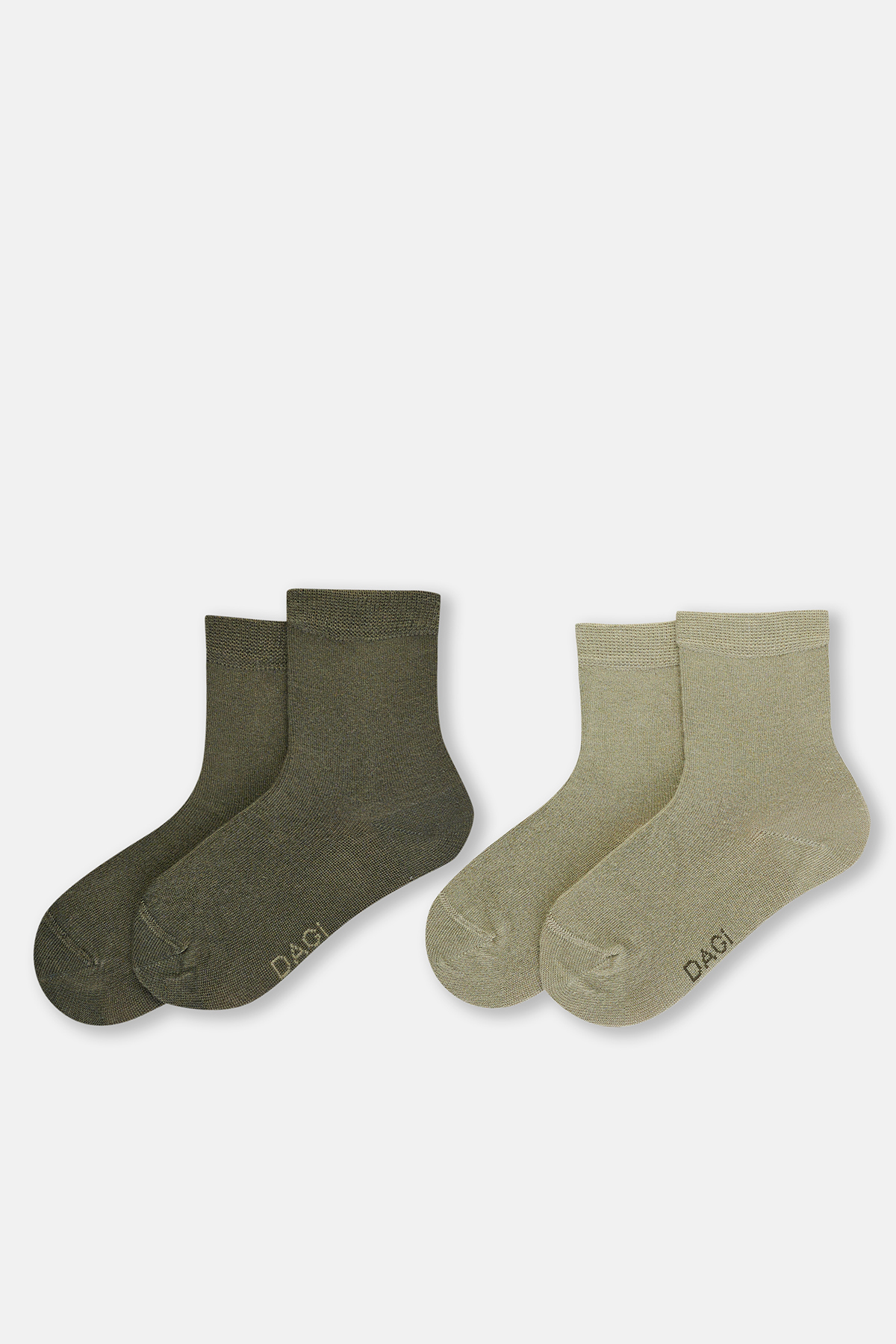 Dagi 2-Pack Khaki Boys' Modal Socks