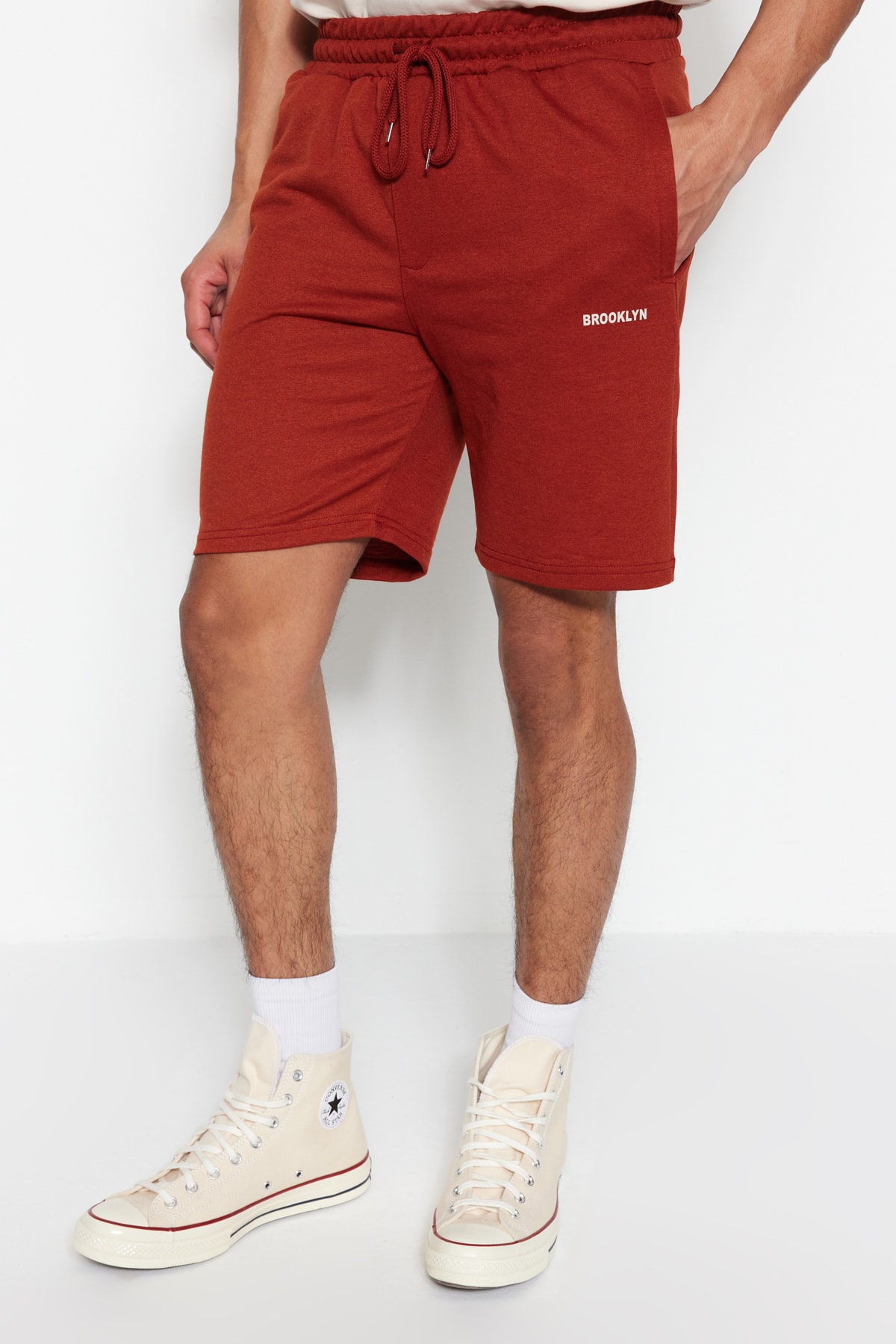 Pantaloni scur i b rba i trendyol tmnss21sr0377 khak 