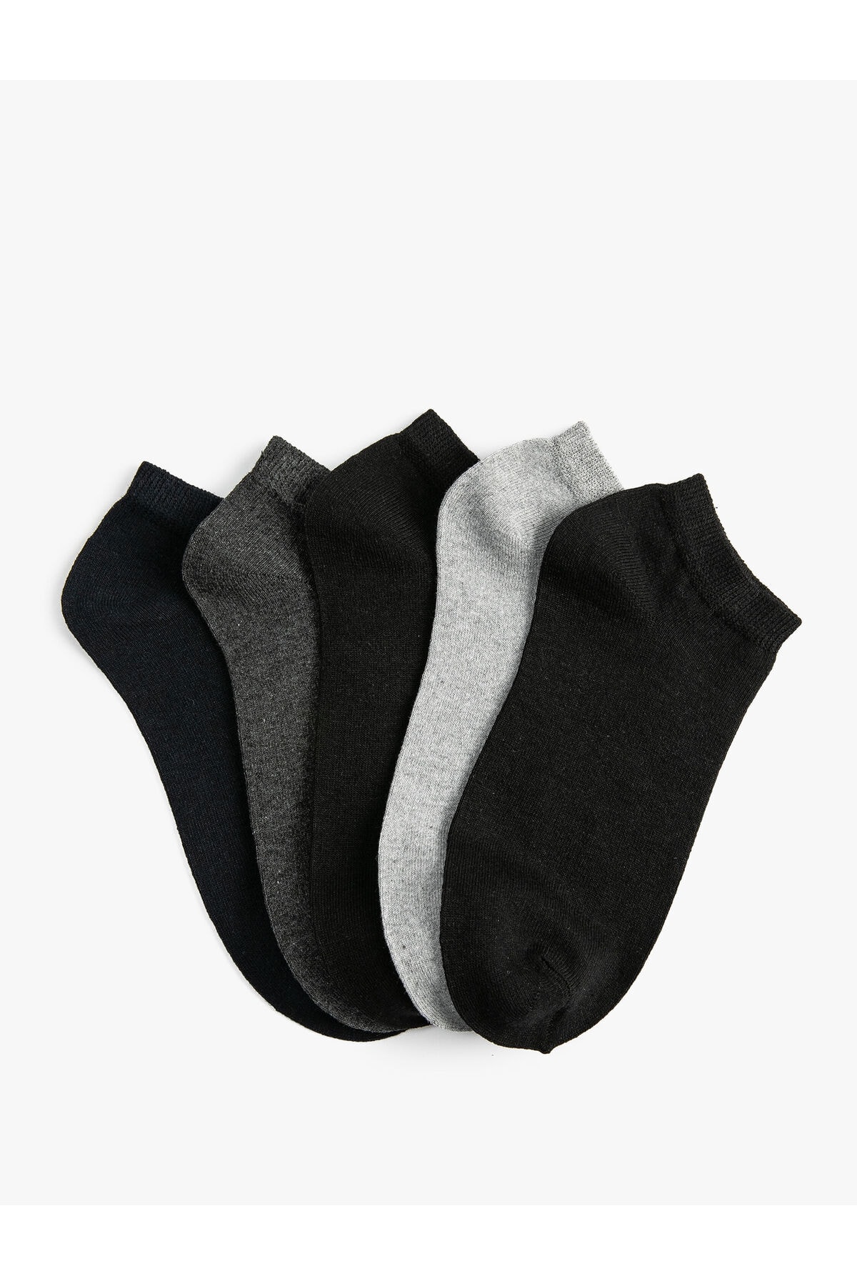 Koton Basic Set of 5 Booties and Socks, Multicolored