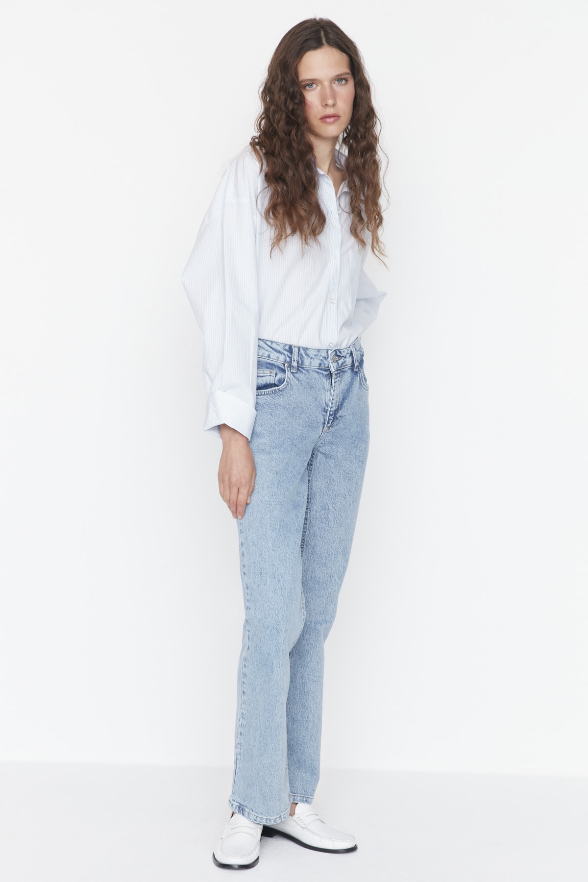 Trendyol Jeans - Blue - Low Waist